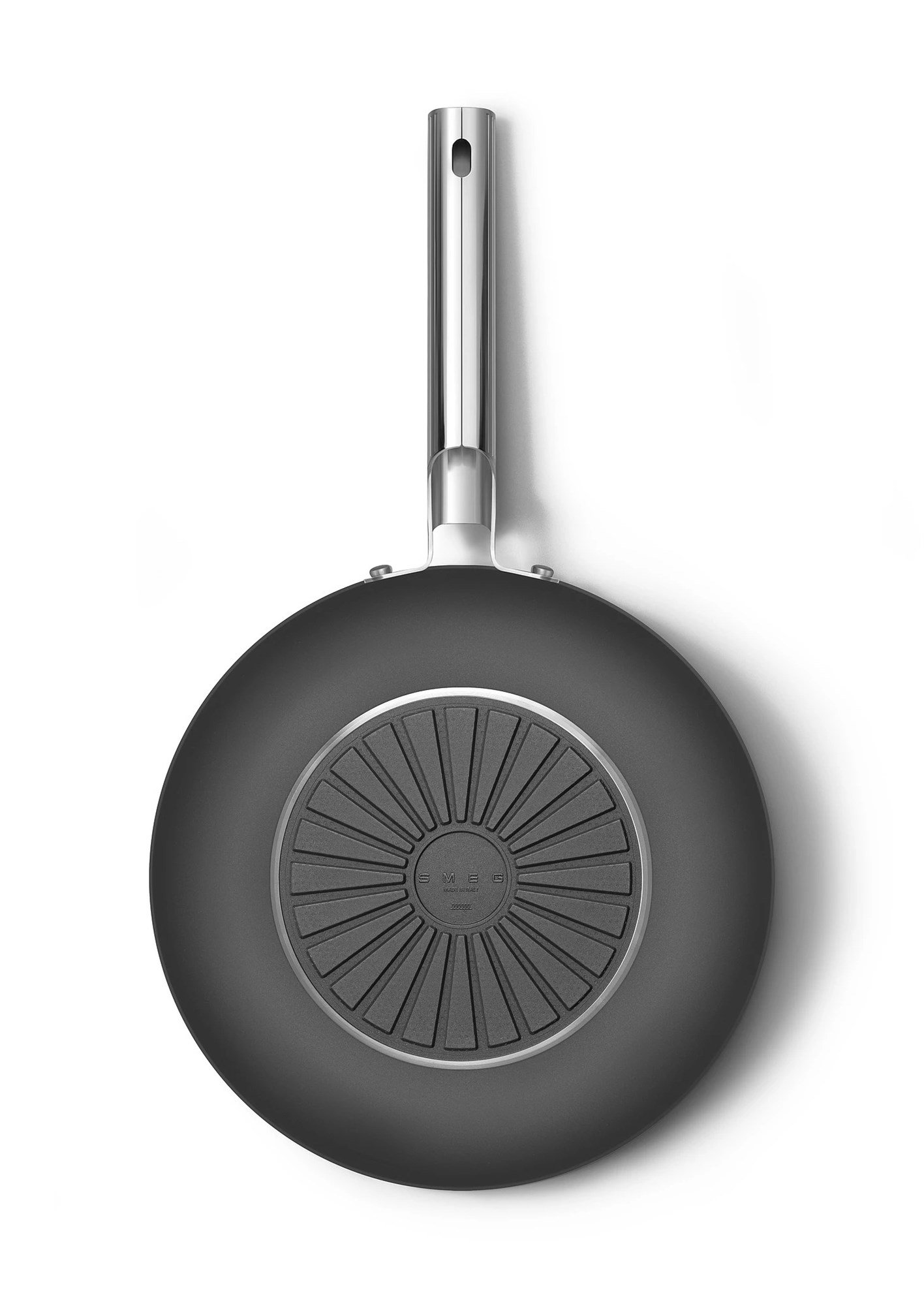 Smeg - Cookware 50'S Style Siyah WOK Tava 30 cm