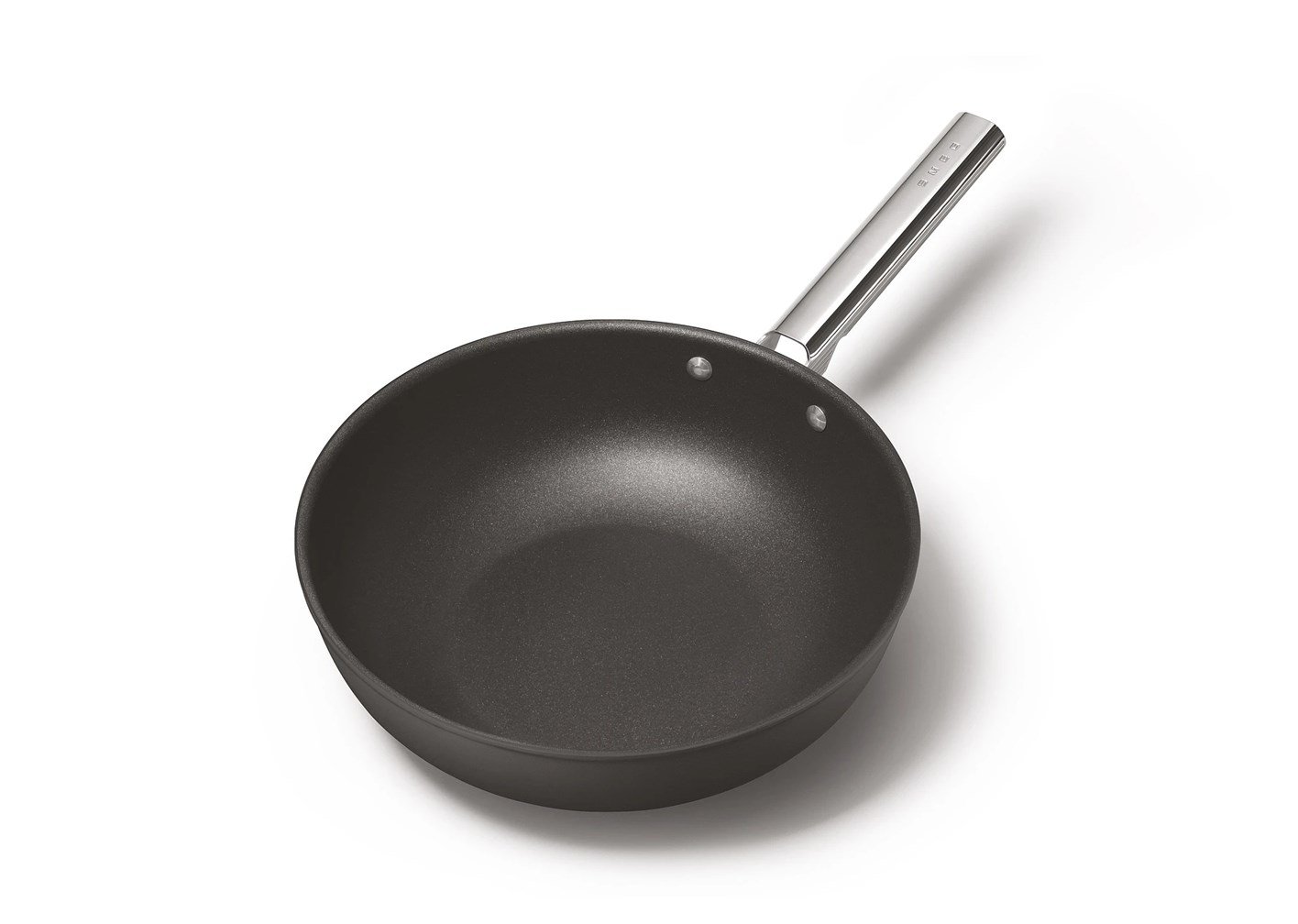 Smeg - Cookware 50'S Style Siyah WOK Tava 30 cm
