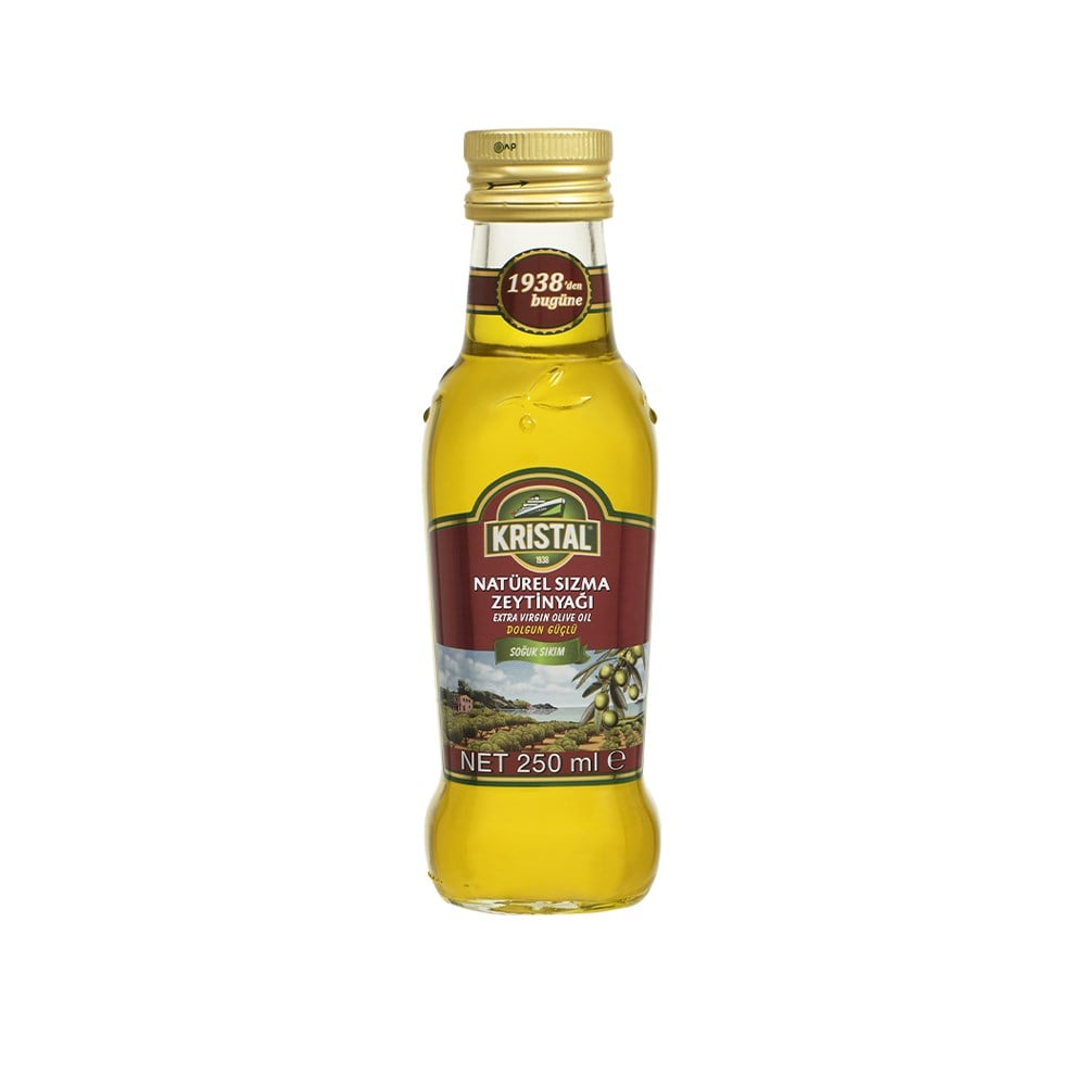 Natürel Sızma Zeytinyağı Dolgun Güçlü 250 ml Cam Şişe