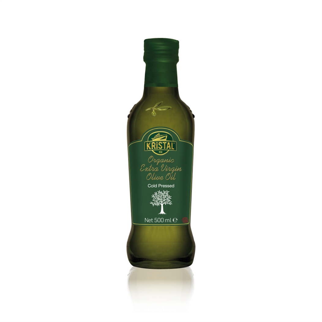 Organic Extra Virgin Olive Oil 500 ml Glass Bottle