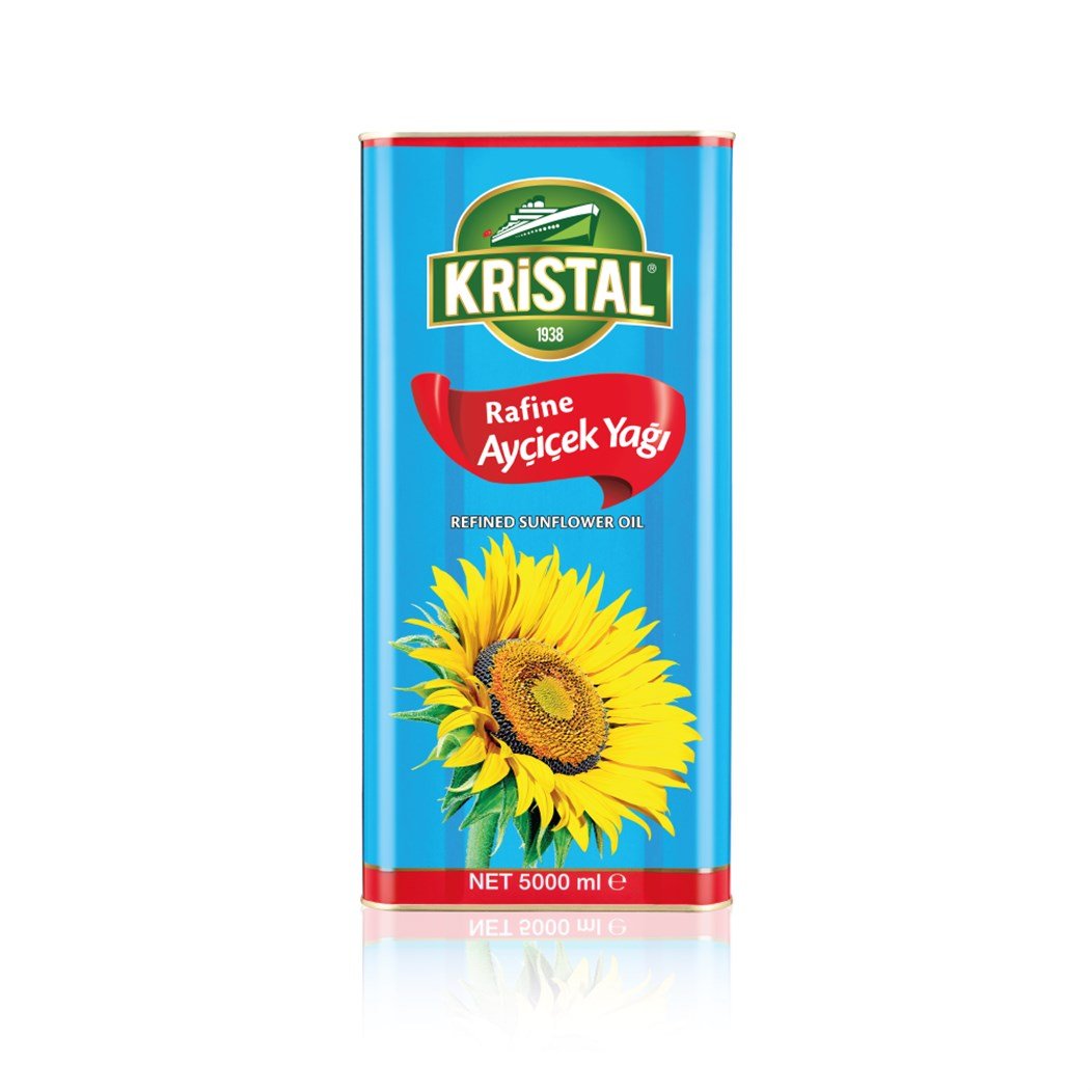 Rafine Ayçiçek Yağı 5 L Teneke