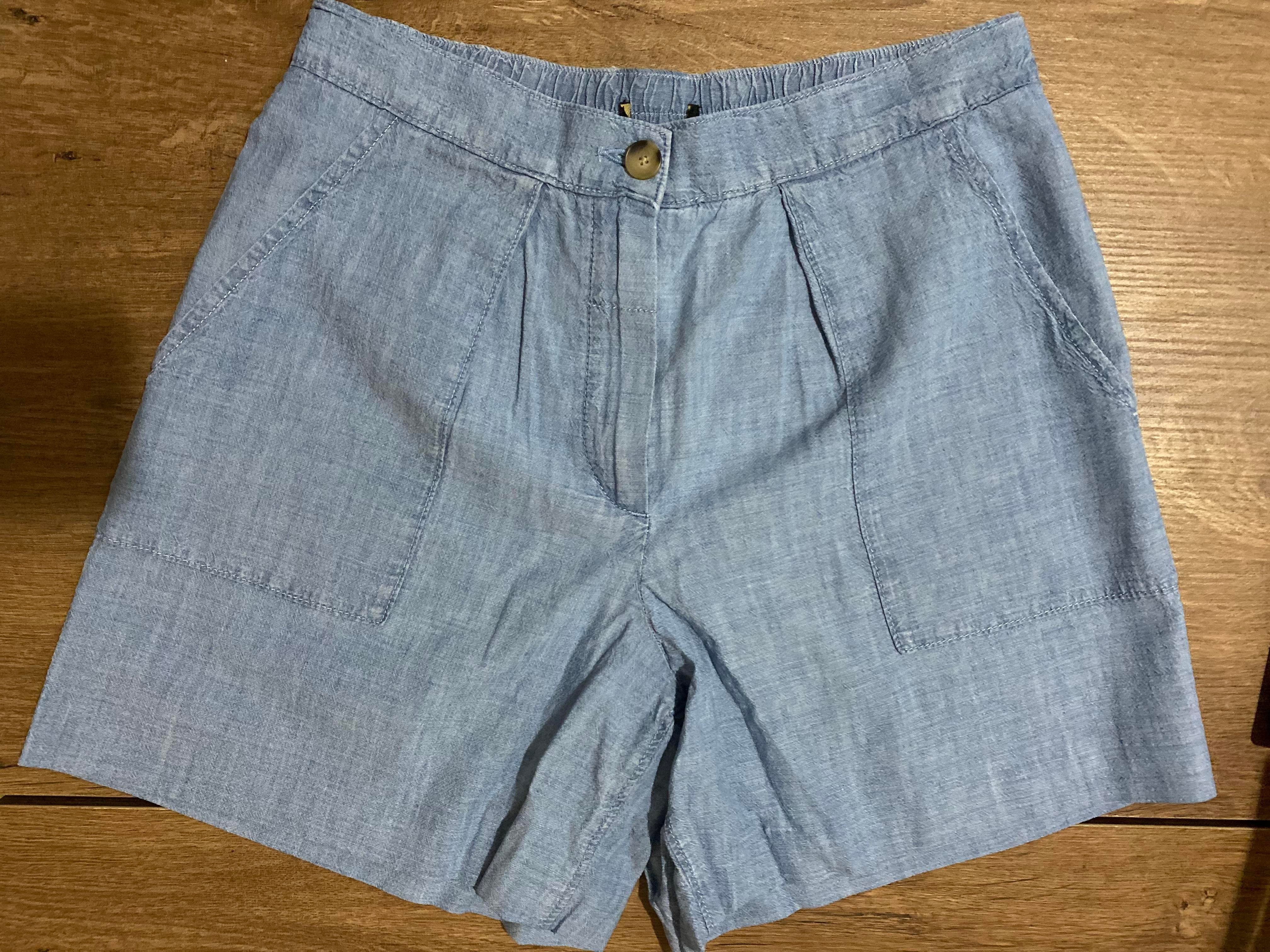 Beli Lastikli Dokuma Şort