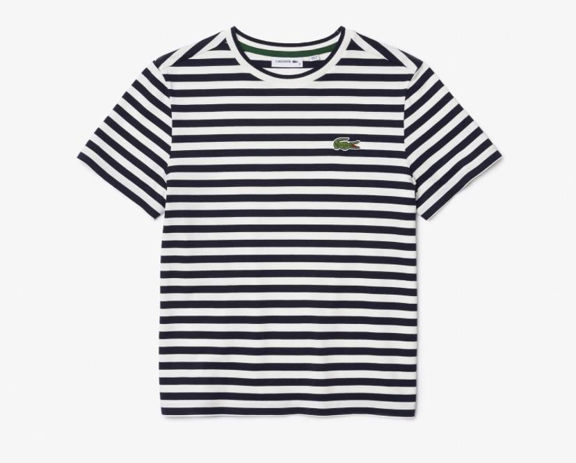 LCST Çizgili Lacivert Basic Tİşört