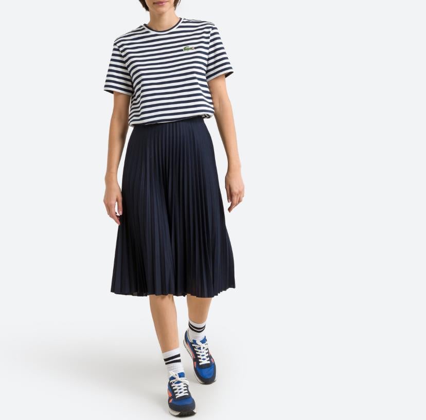 LCST Çizgili Siyah Basic Tİşört