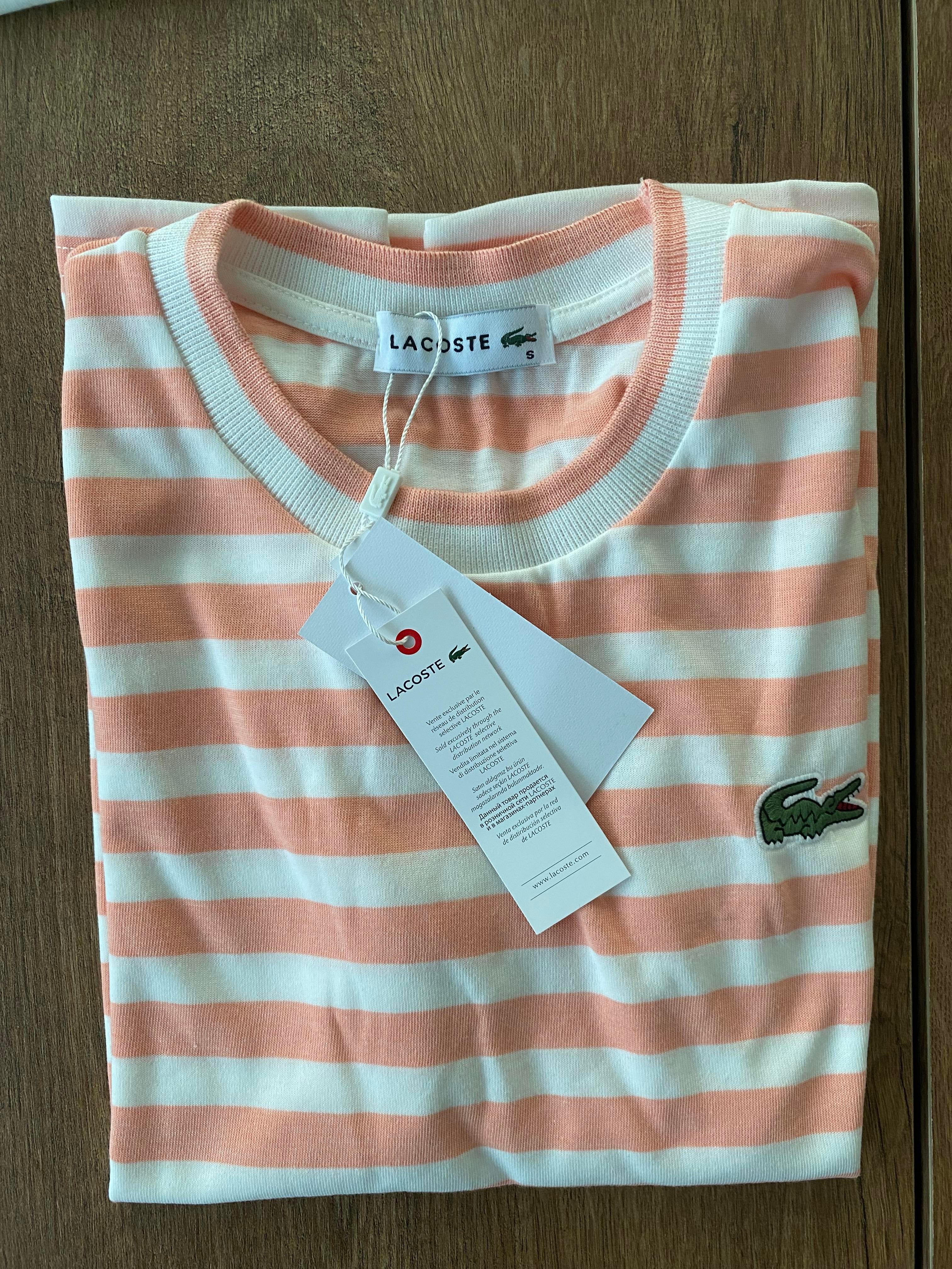 LCST Çizgili Somon Basic Tİşört