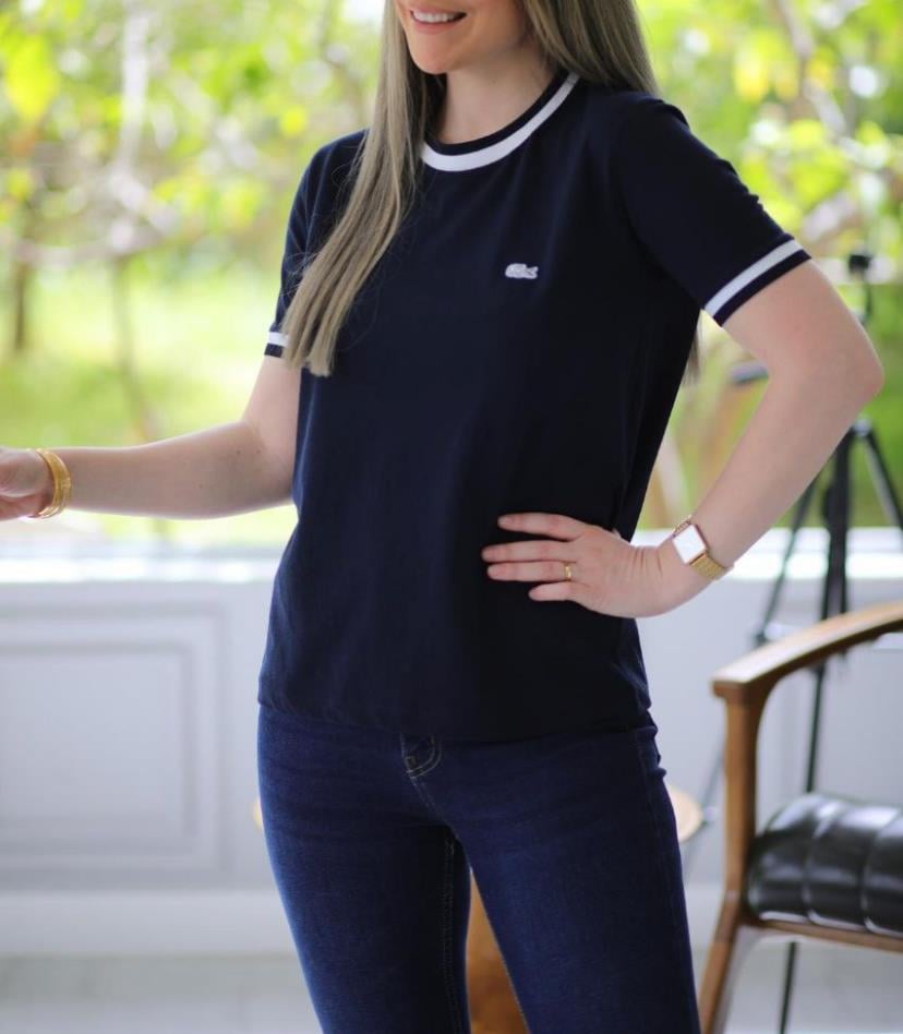 LCST Lacivert Basic Tişört