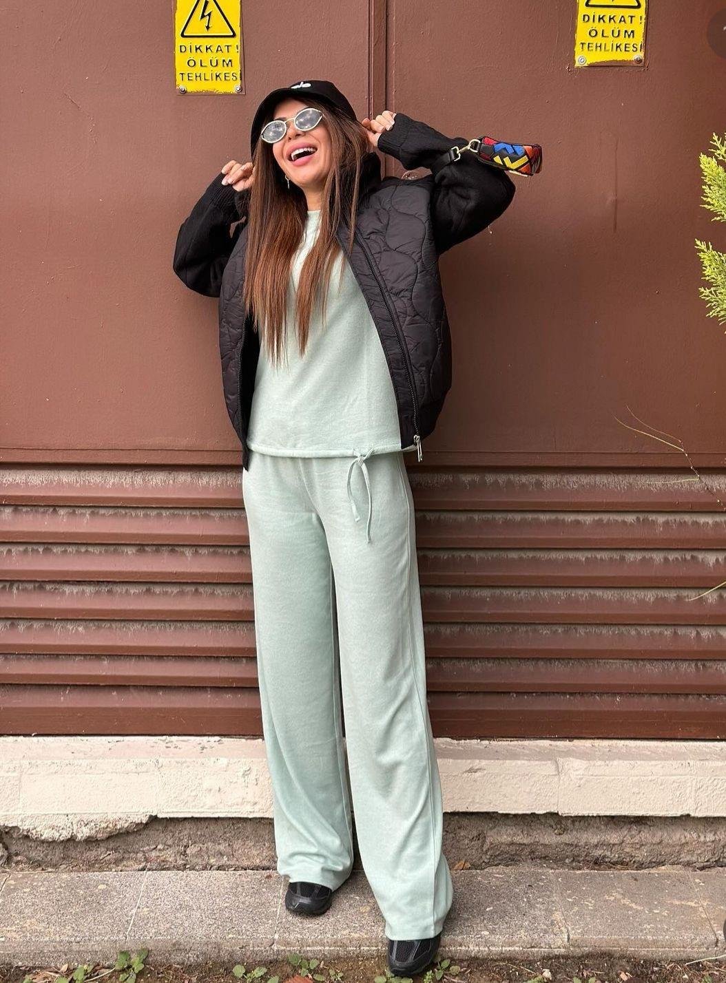 Mint Pijama Takımı