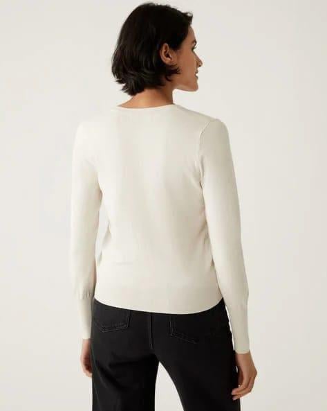 MS Ekru Triko Hırka