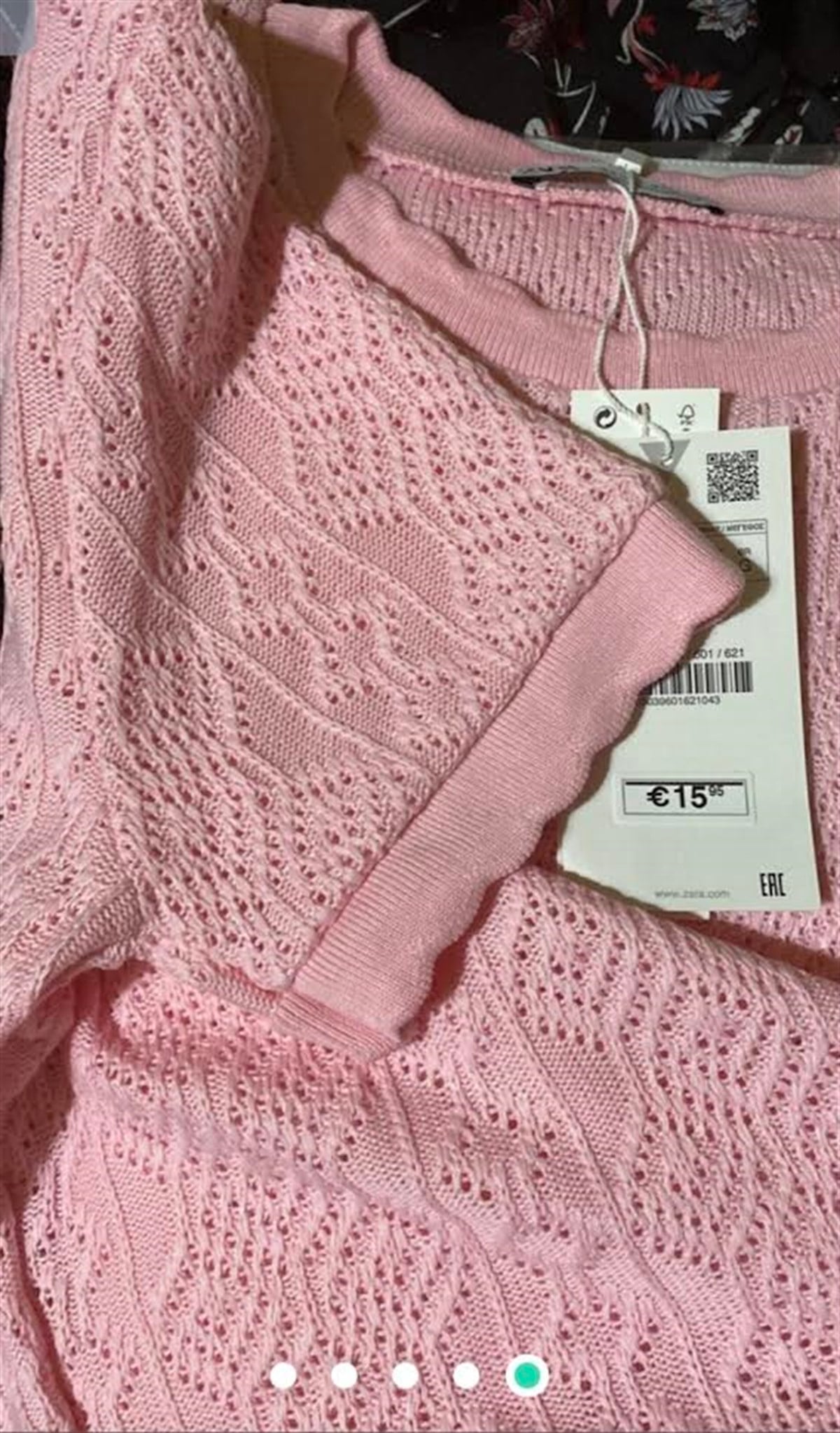 Pembe Örgü Bluz