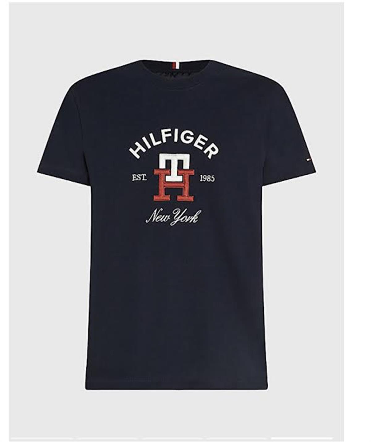 Tommy Basic Lacivert Tişört