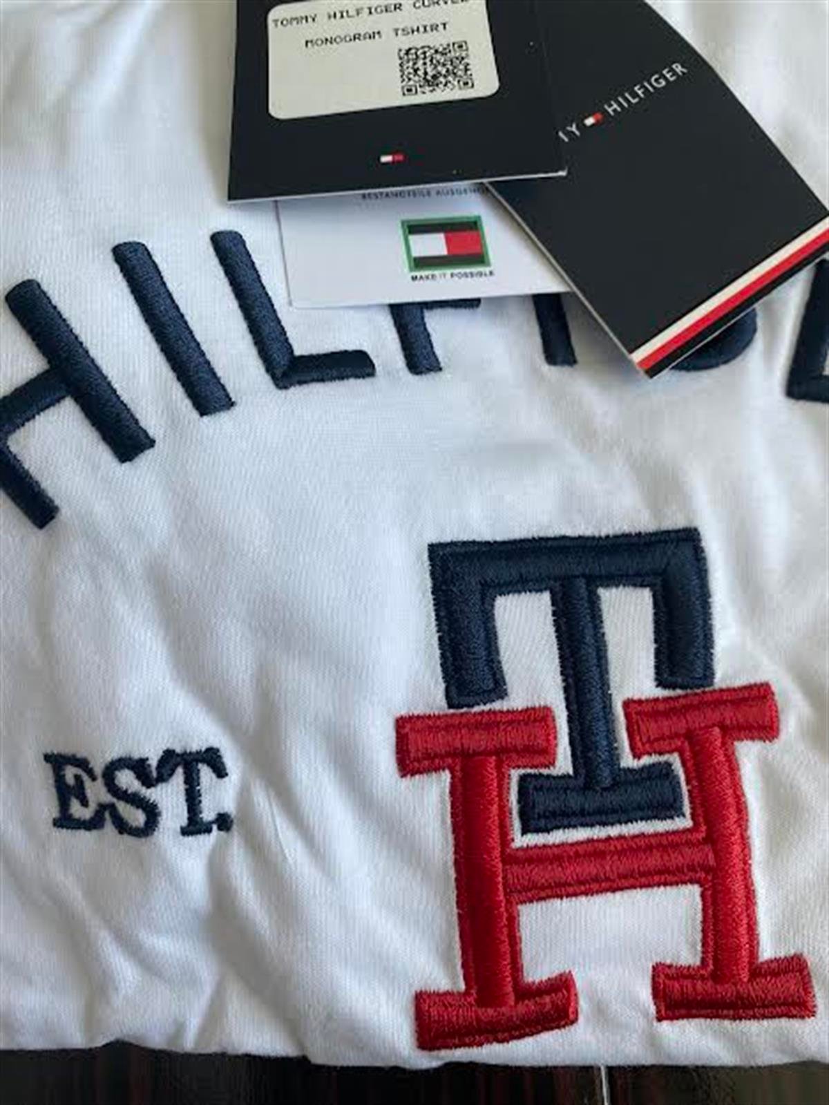 Tommy Basic Siyah Tişört