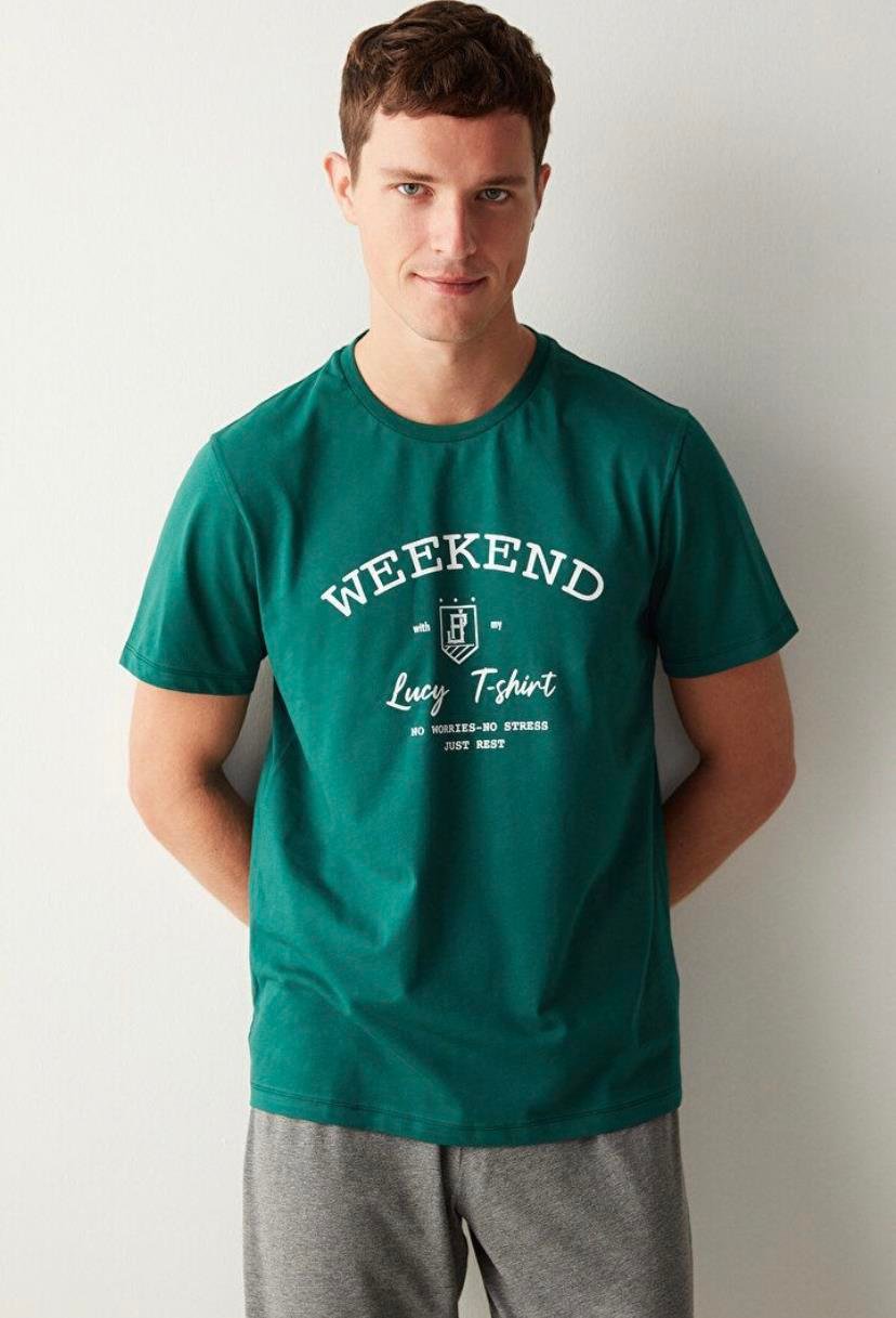 Weekend Yeşil Pijama Takımı