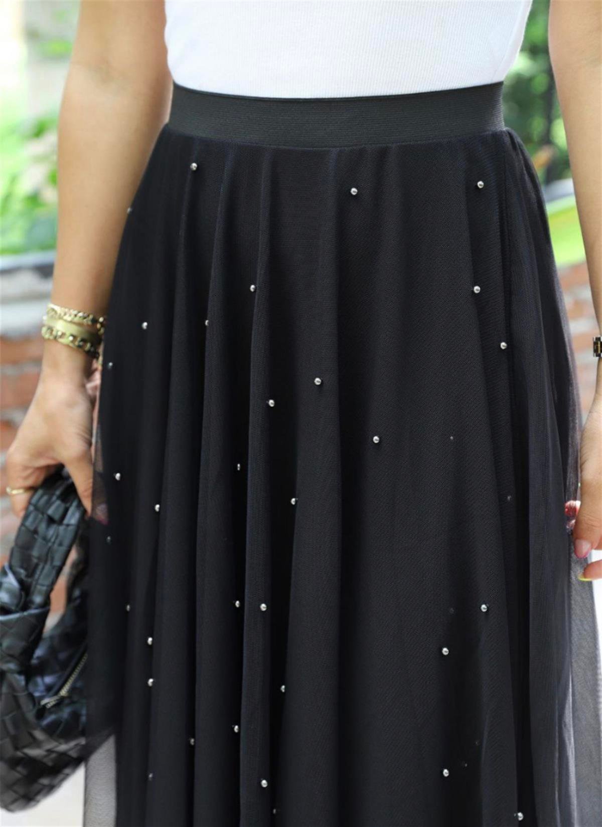 Zımbalı Tütü Etek