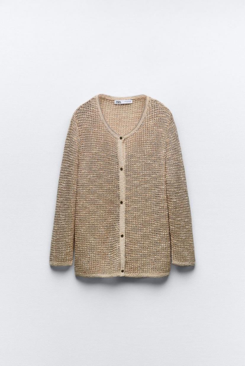 ZR Simli Düğmeli Hırka