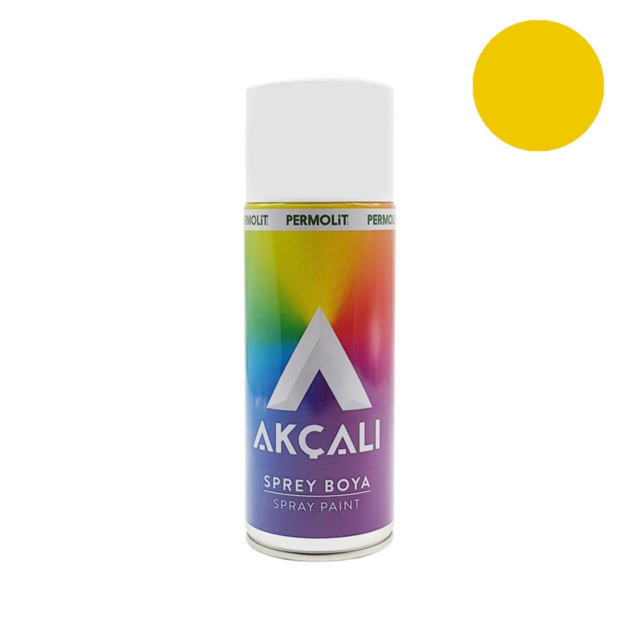 Akçalı Sprey Boya 400ML Krom Sarı-Sprey Boyalar-FLZ03238