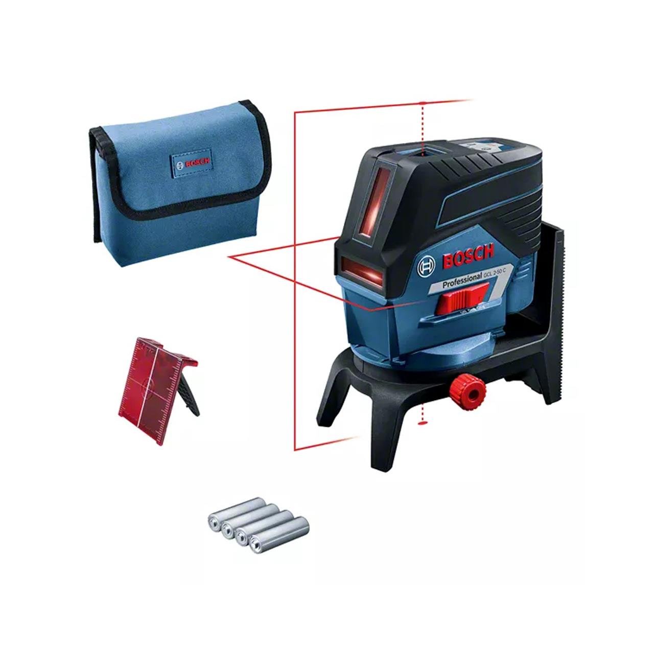 Bosch GCL 2-50 C Professional Kombi lazer-Lazer Metreler-FLZ10092