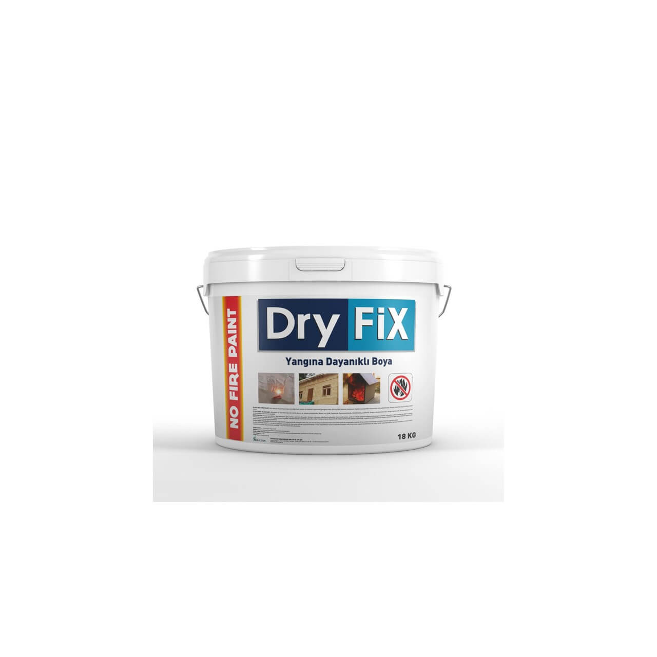 Dryfix No Fire Paint Yanmaz Boya 18 Kg-Sıvı Yalıtım Malzemeleri-FLZ07541