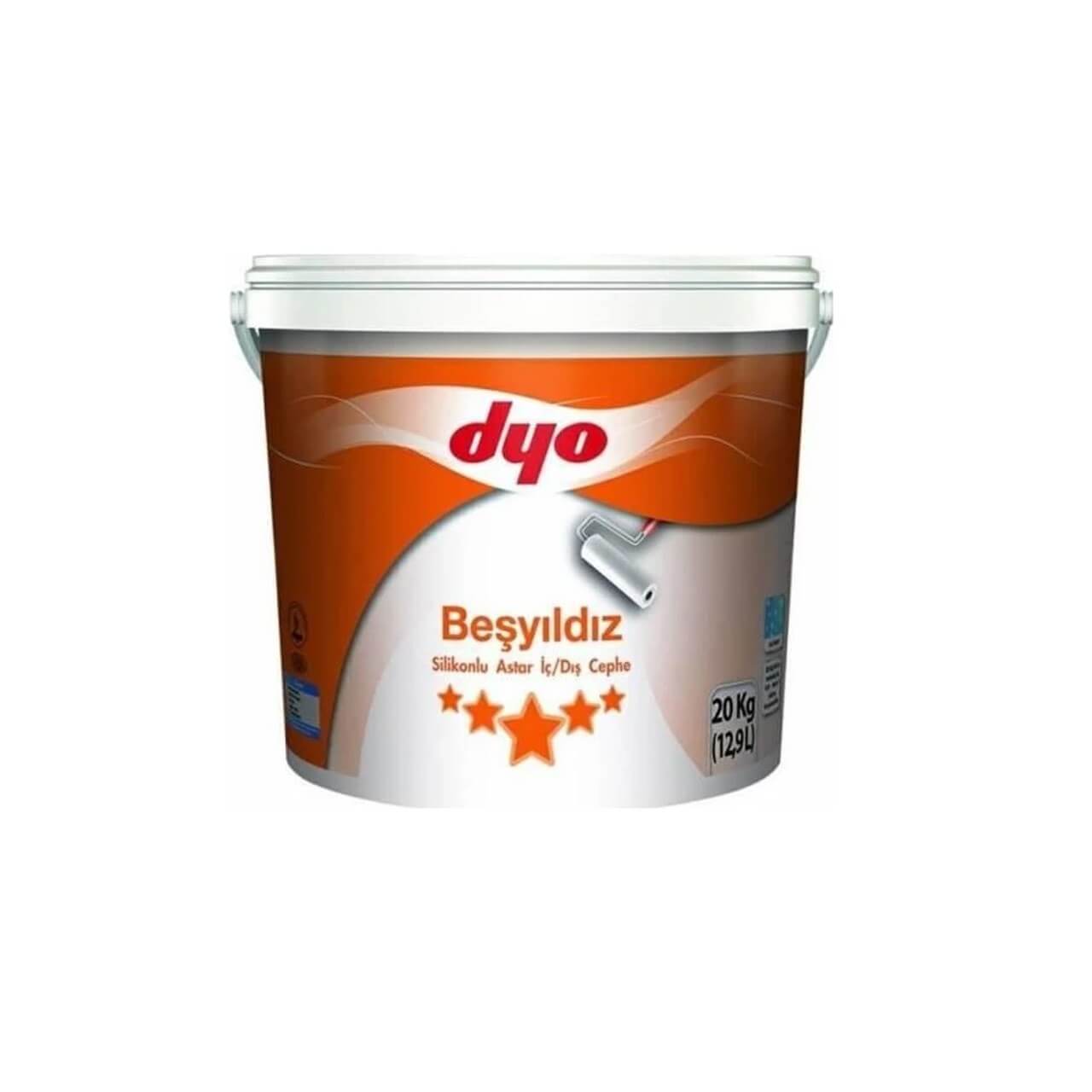 DYO Beşyıldız Silikonlu İç-Dış Astar 20 Kg-İç Cephe Astarları-FLZ01775