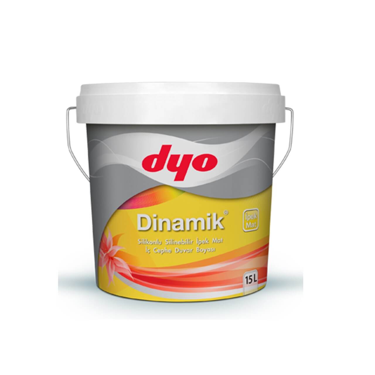 DYO Dinamik Mat-İpekmat İçcephe Boya 15 Lt-İç Cephe Boyaları-FLZ01744