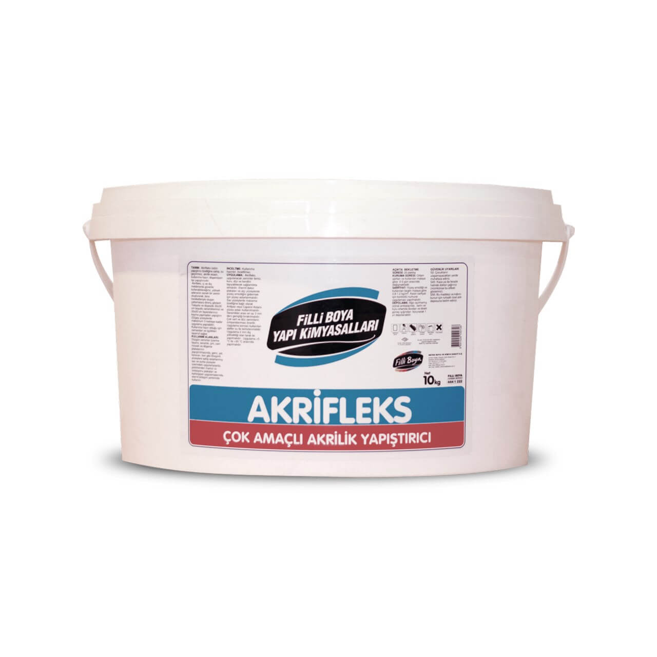 Filli Boya Akrifleks Çok Amaçlı Akrilik Yapıştırıcı 3 KG -Tutkal ve Yapıştırıcılar-FLZ00738