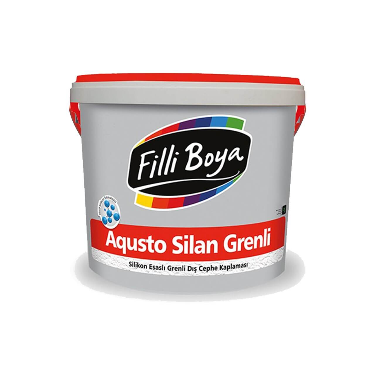 Filli Boya Aqusto Silan Grenli Dış Cephe Boyası 25 KG Beyaz-Dış Cephe Boyaları-FLZ00255