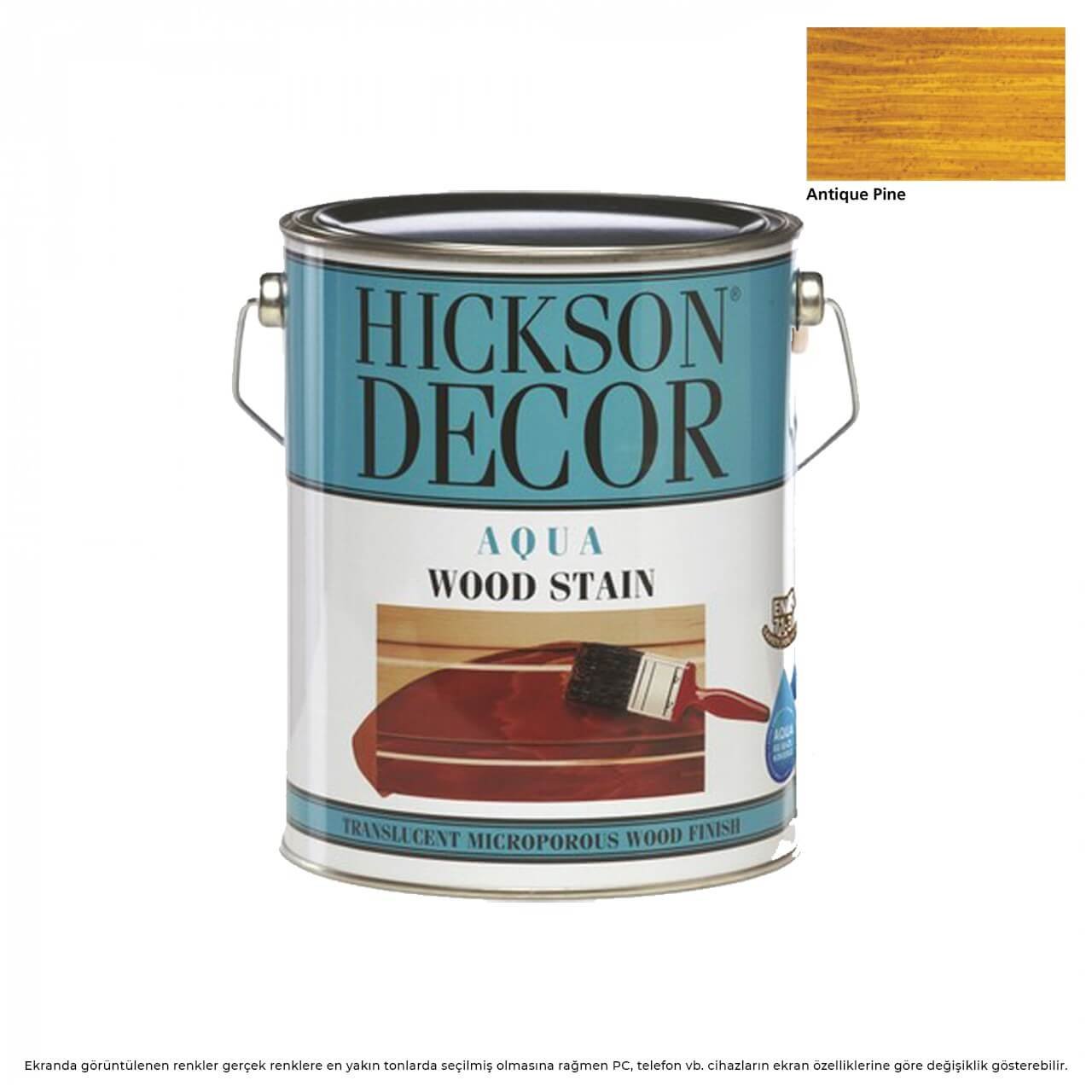 Hickson Decor Ultra Aqua Vernik 5 L. Antıq Pine-Su Bazlı Boyalar-FLZ00833