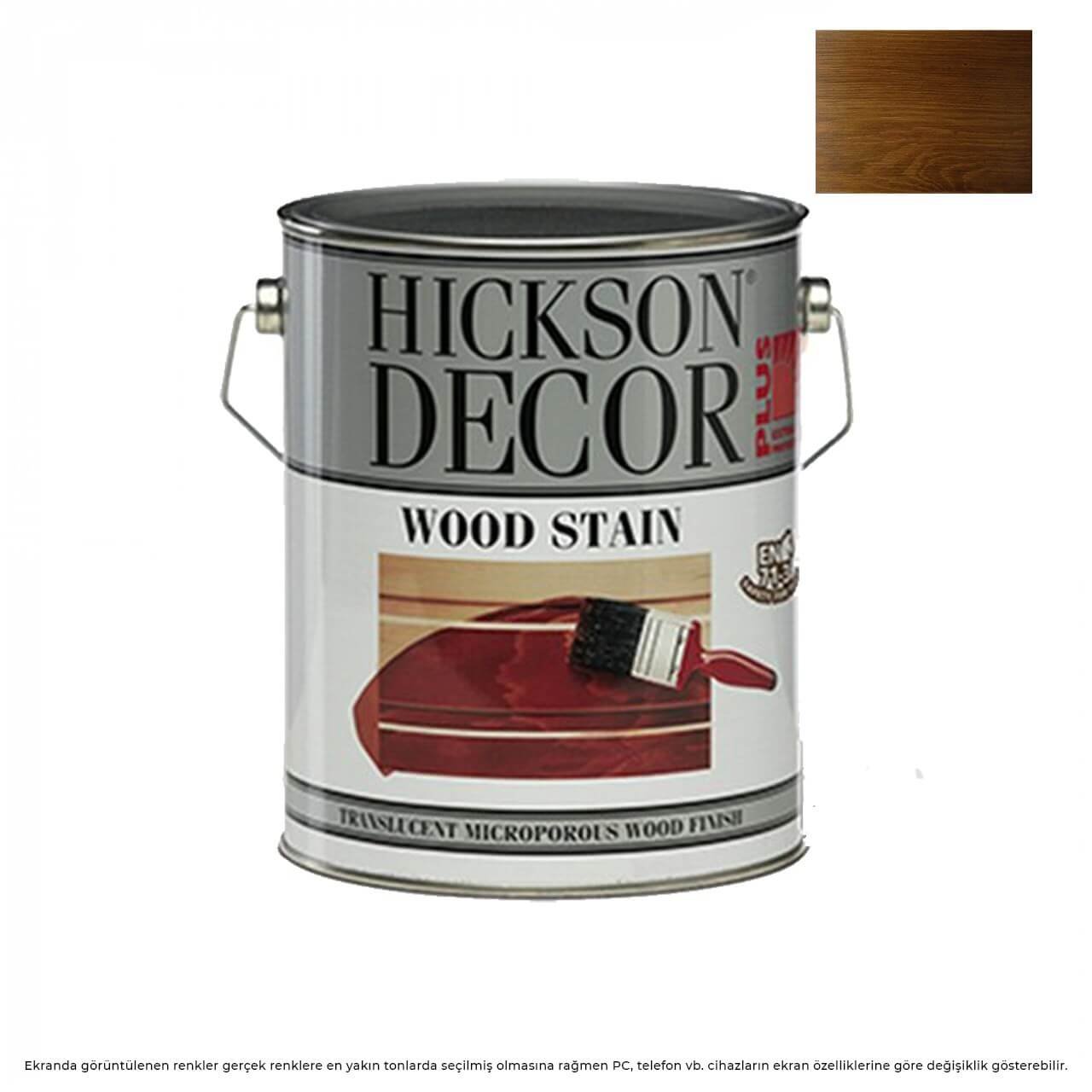 Hickson Decor Ultra Solventli Vernik 1L. Tanotone Brown-Solvent Bazlı Boyalar-FLZ00808