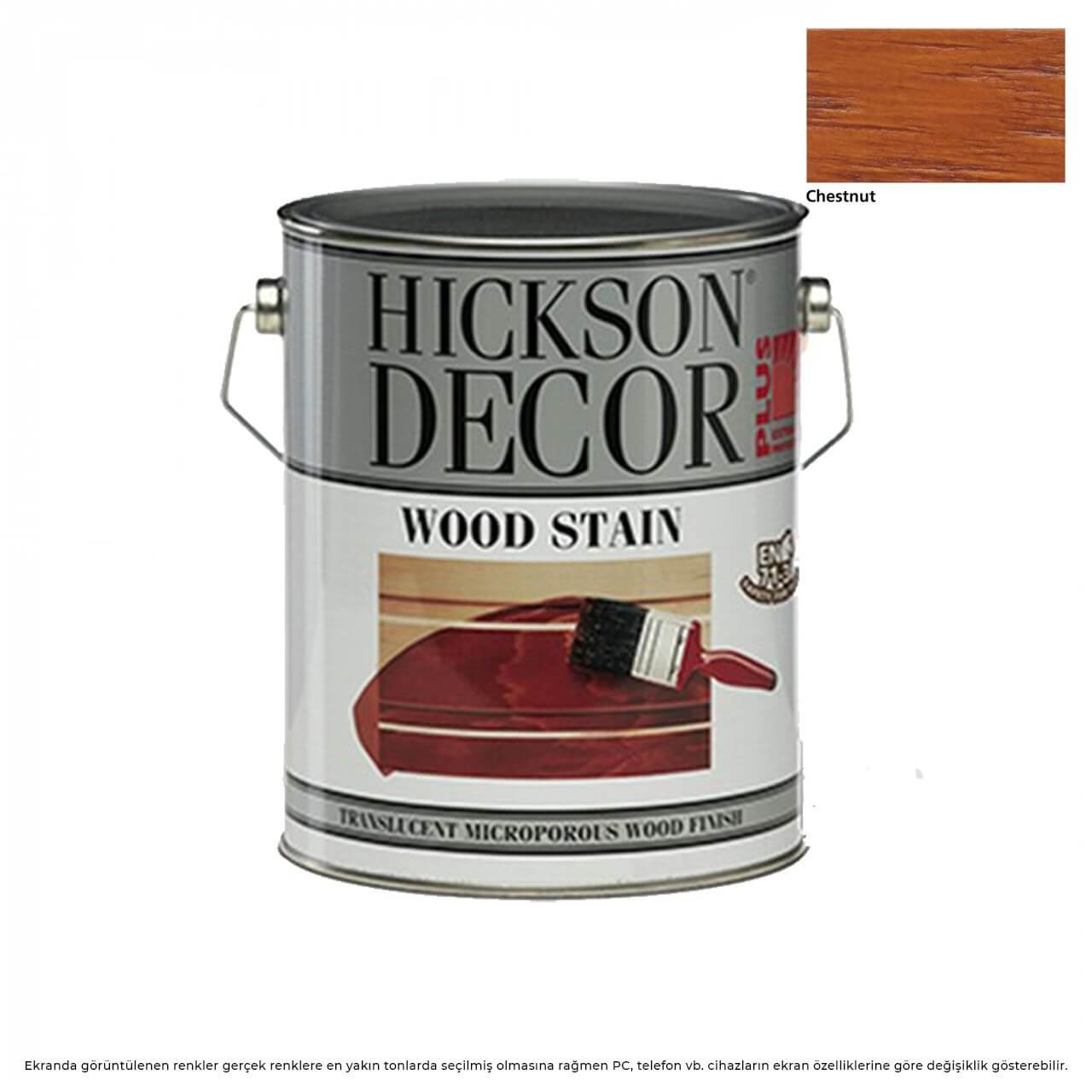 Hickson Decor Ultra Solventli Vernik 1L. Chestunt-Solvent Bazlı Boyalar-FLZ00790