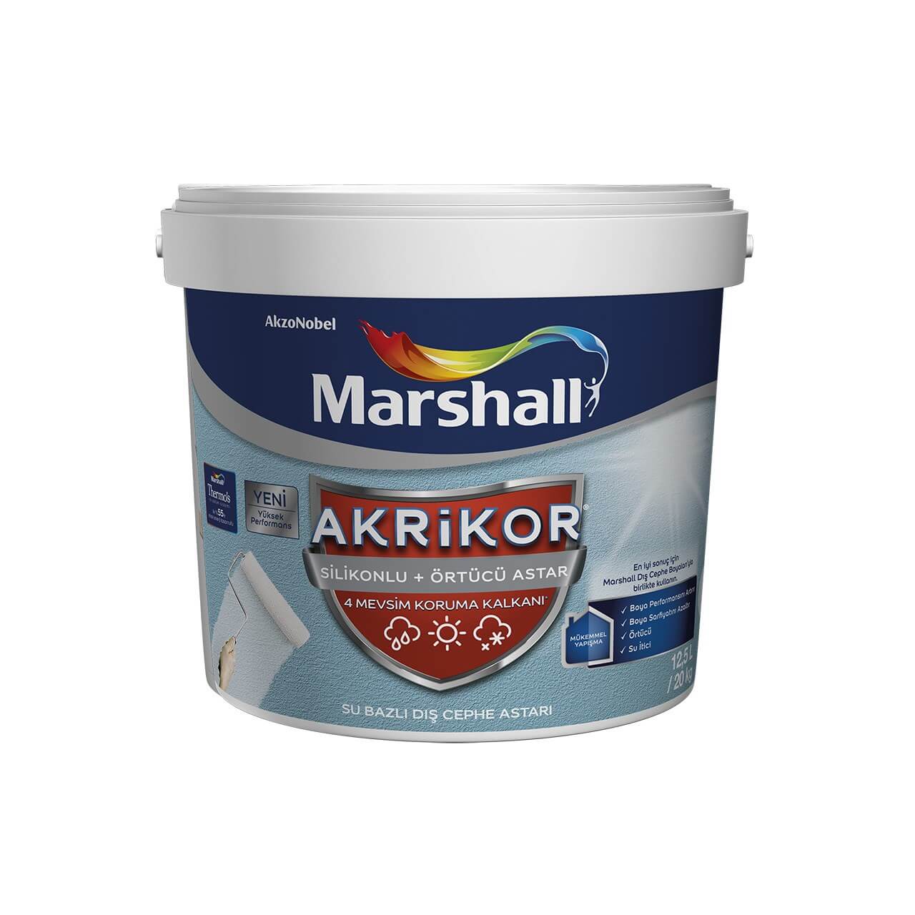 Marshall Akrikor Ört.Dış Cep Astar 2.5 Lt-Dış Cephe Astarları-FLZ01684