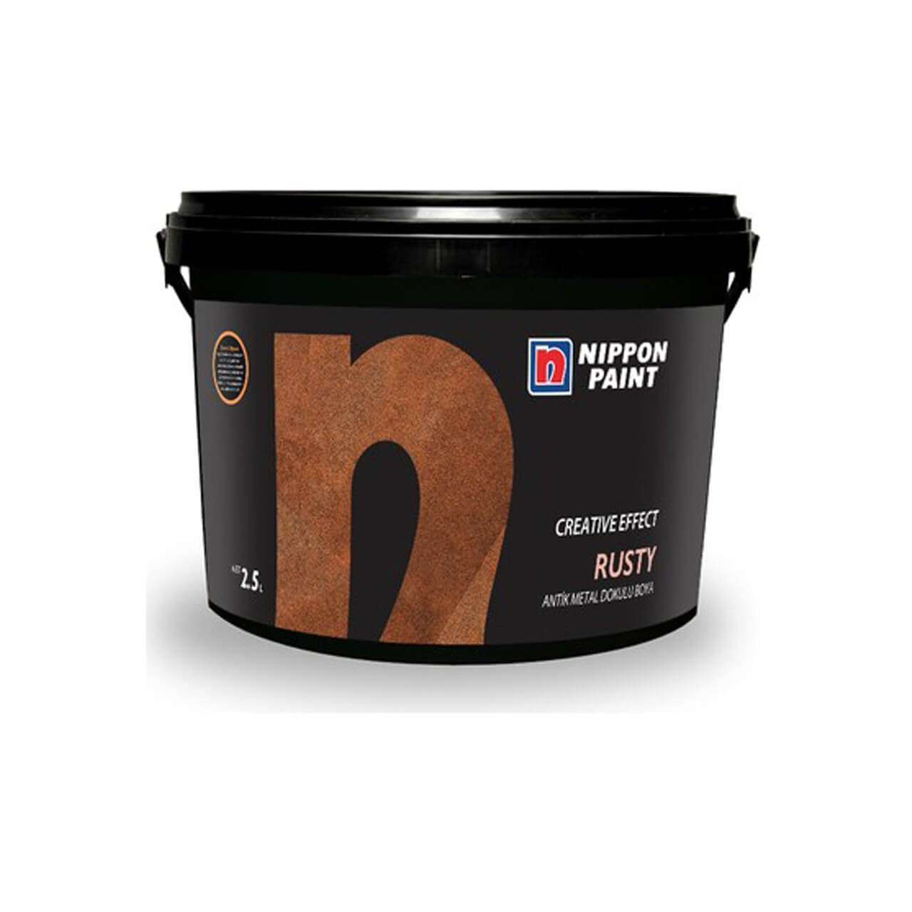 Nippon Rusty Antik Metal Dokulu Boya  2.5 LT .-Dekoratif Boyalar-FLZ00945