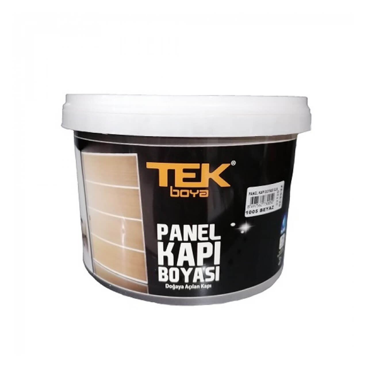 Tek Su Bazlı Panel Kapı Boyası  2.5 LT. Beyaz-Panel Kapı Boyası-FLZ01421