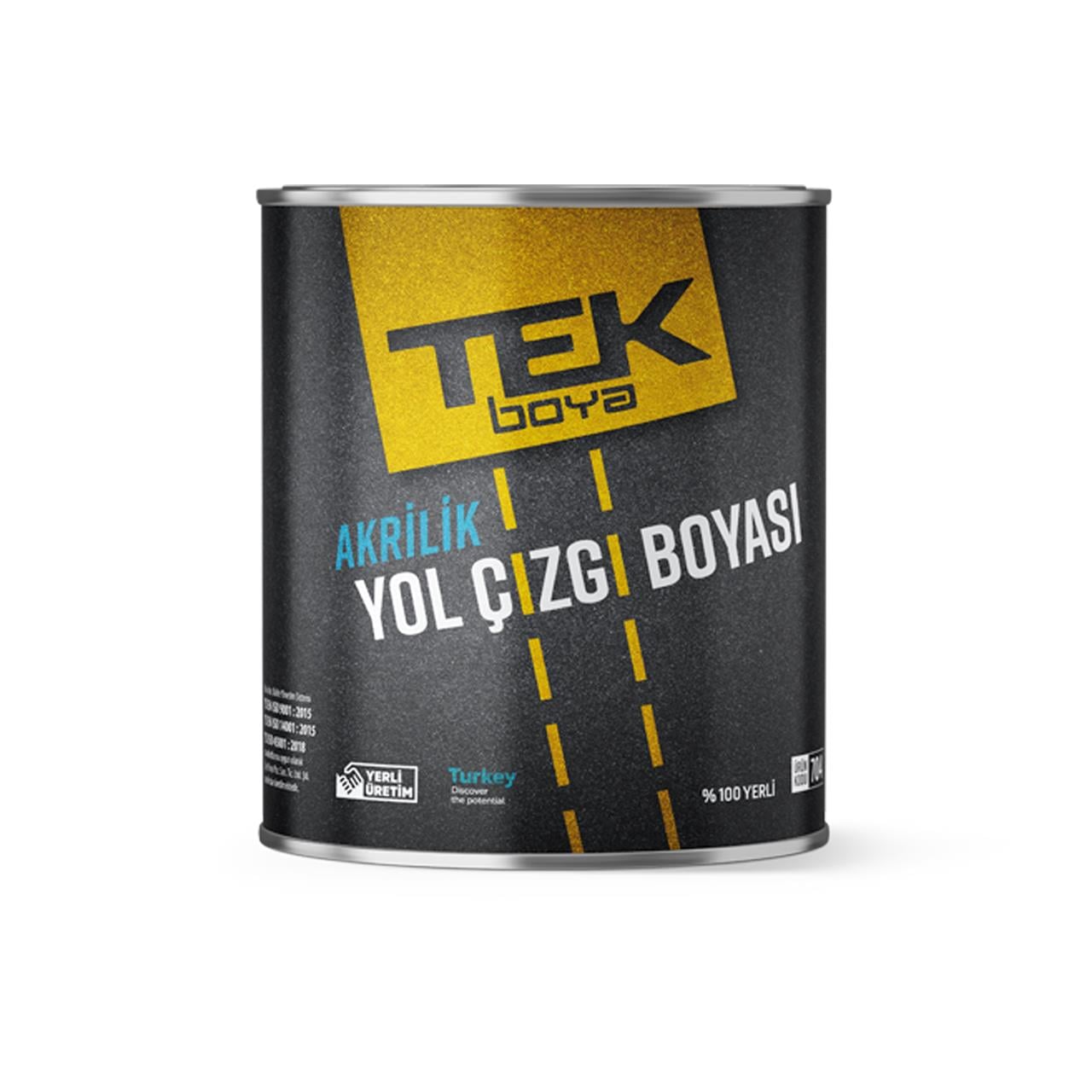 Tek Yol Çizgi Boyası Beyaz 3 Kg-Zemin Boyası-FLZ01511