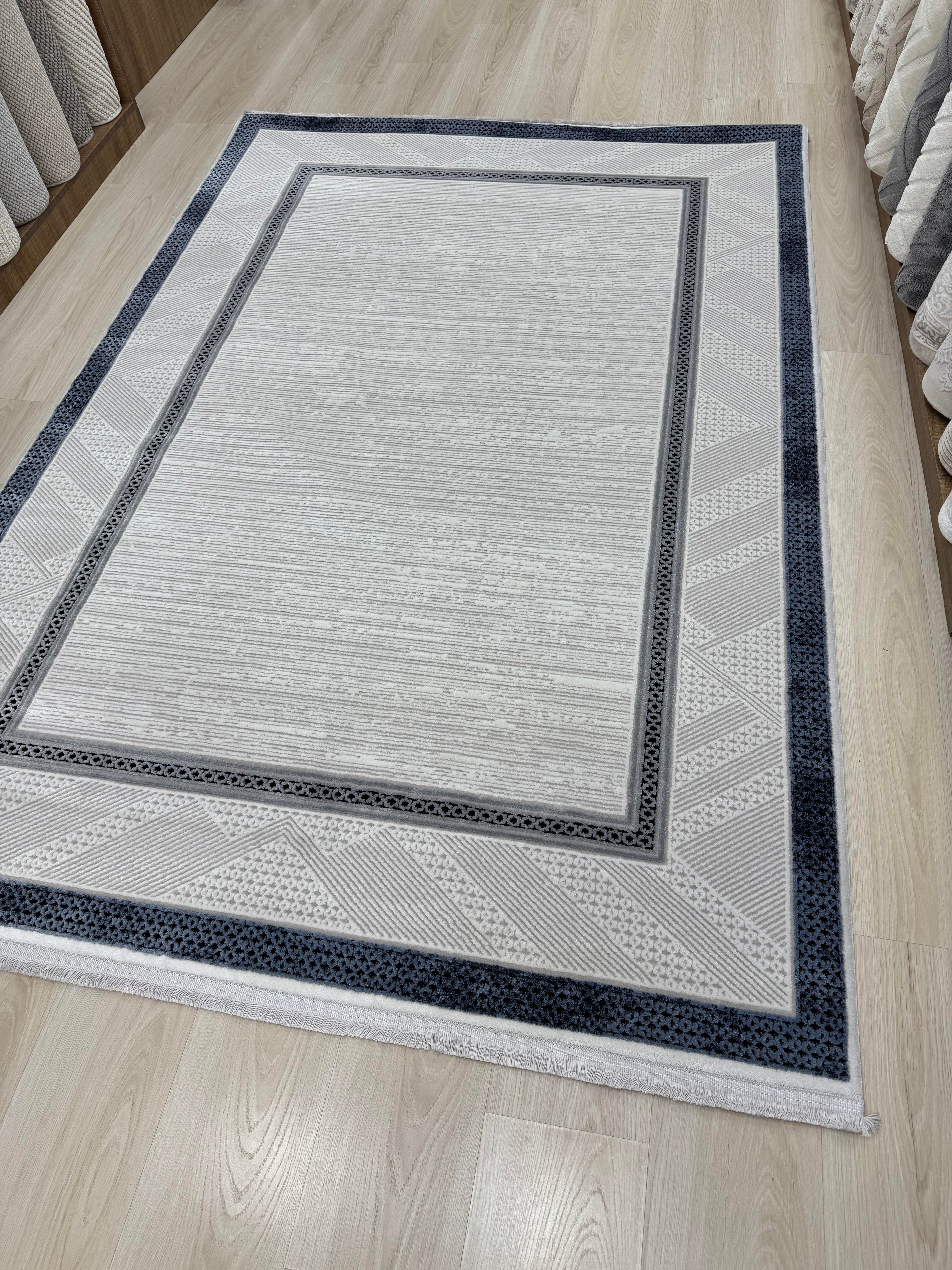 Elit 29158A Krem Gri Mavi 160x230