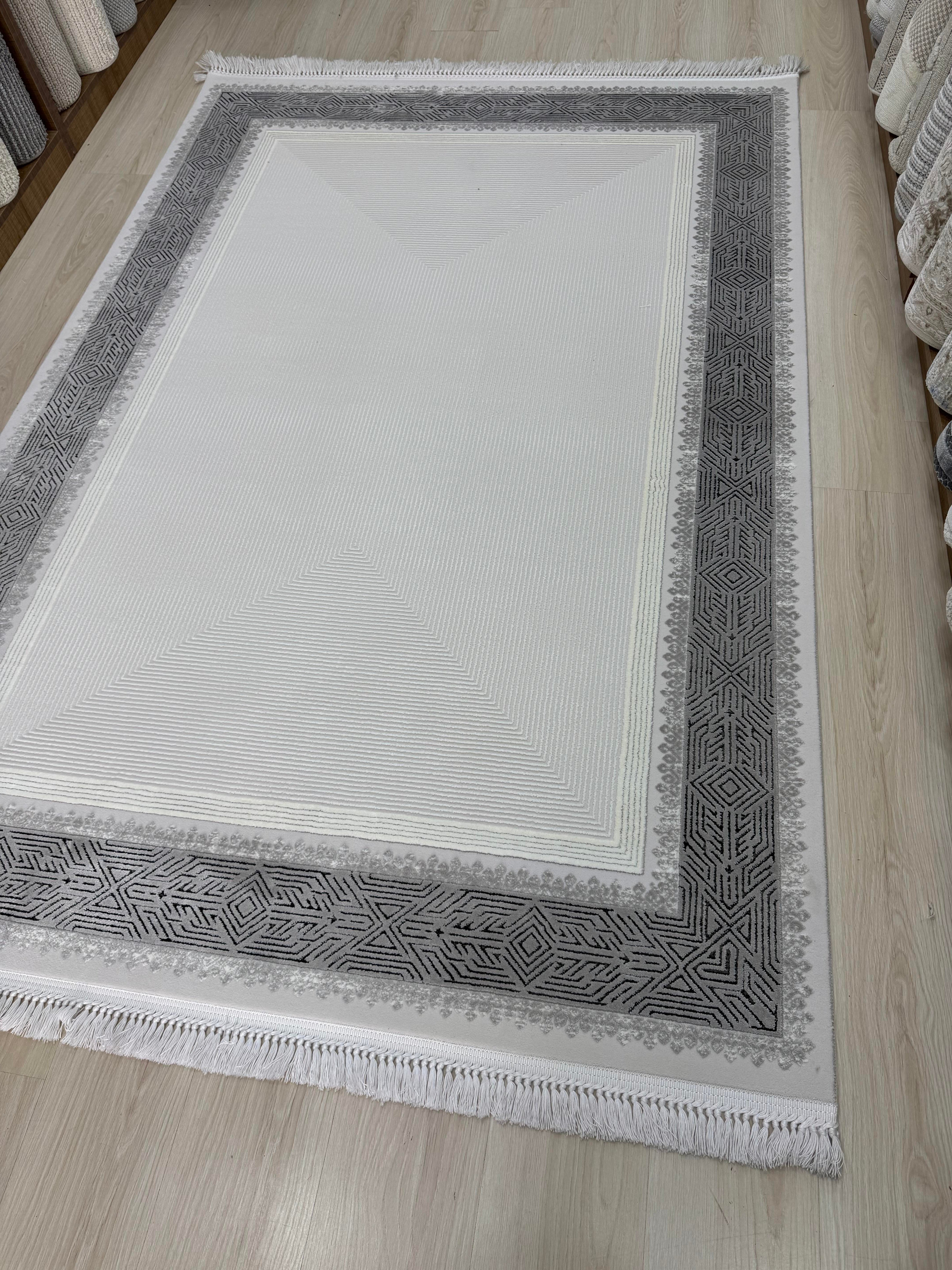 Kadem 073 A Krem Gri Siyah 160x230