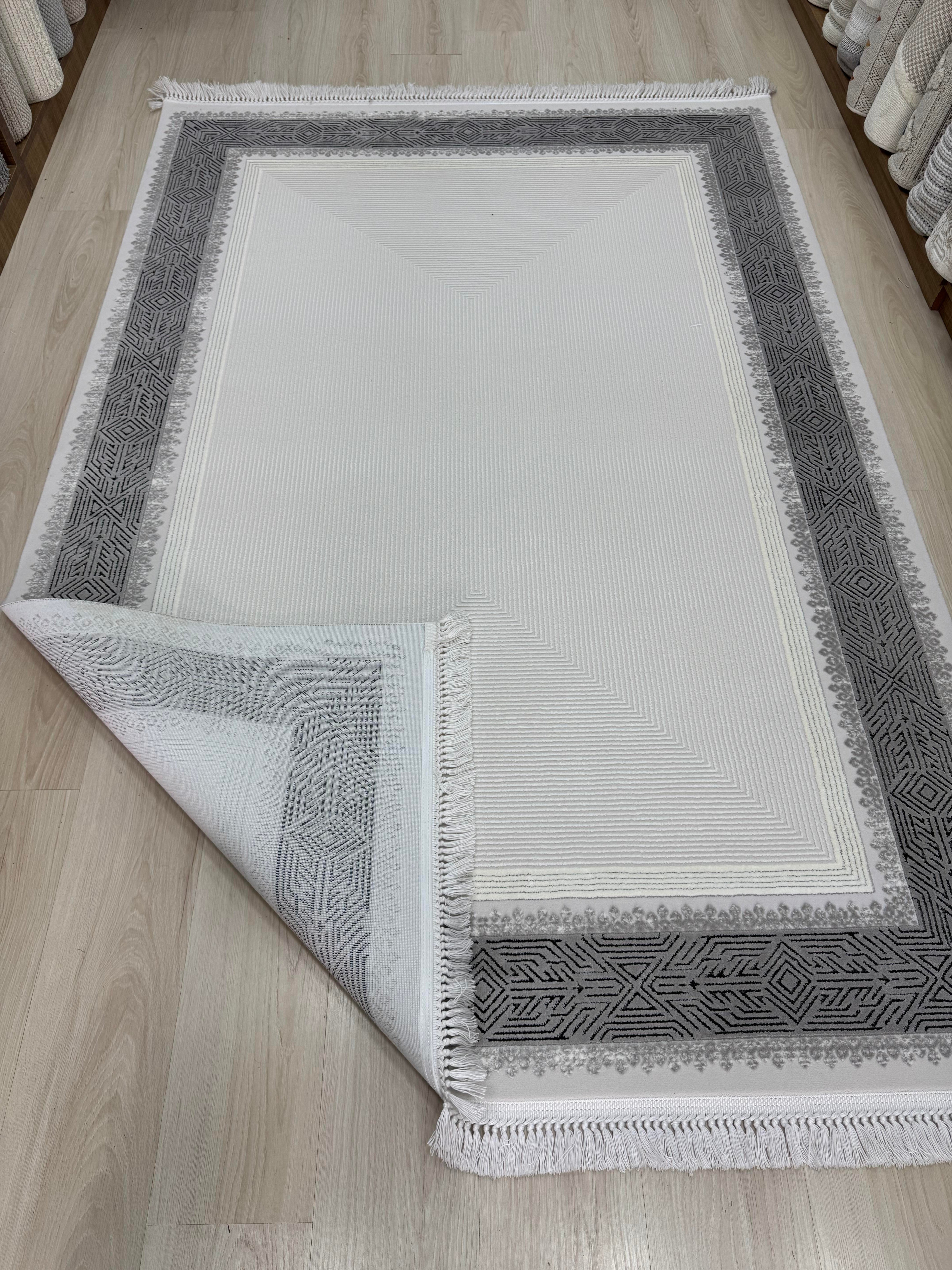 Kadem 073 A Krem Gri Siyah 160x230