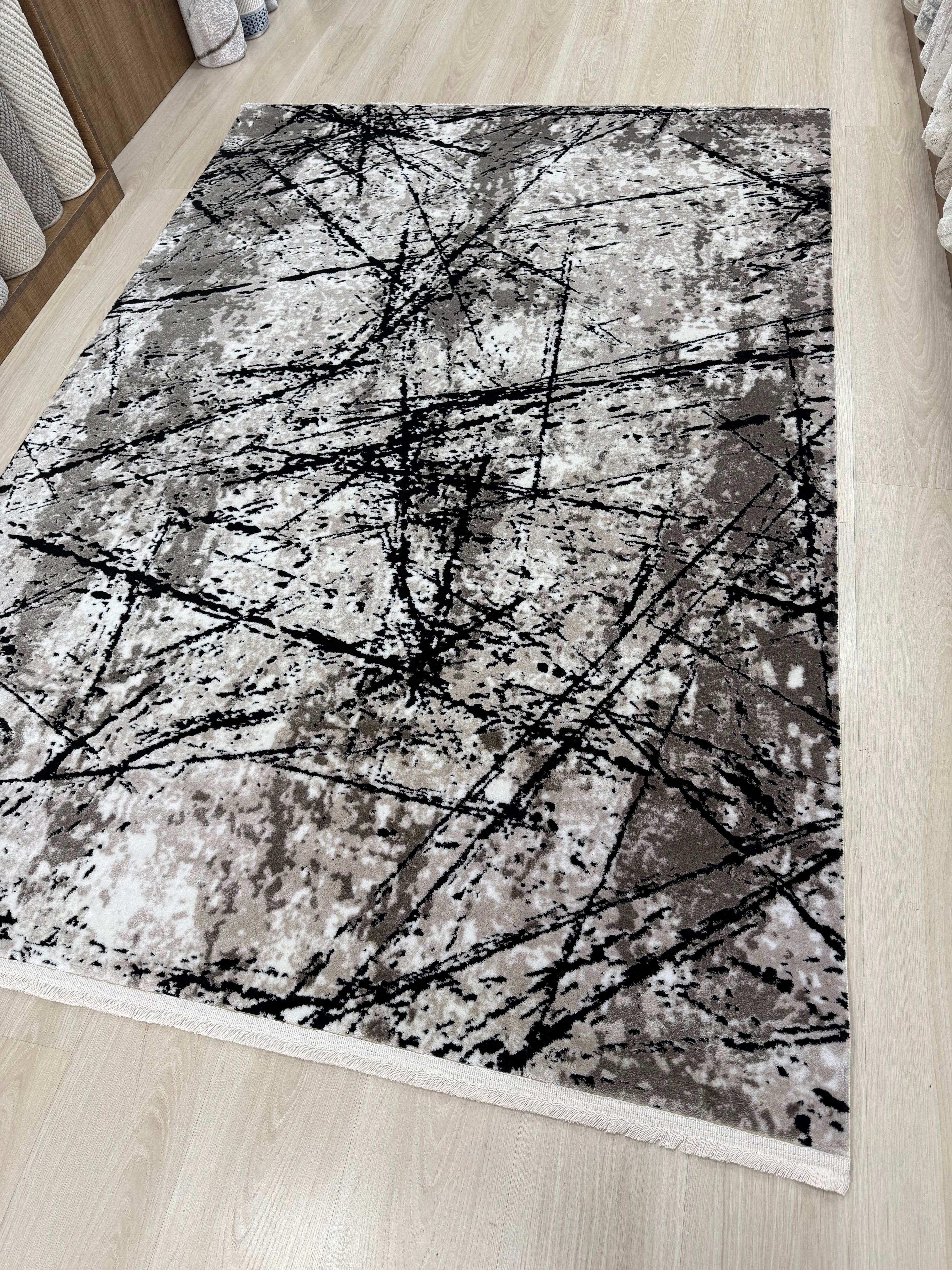 Roma 413 Krem Bej Siyah 160x230