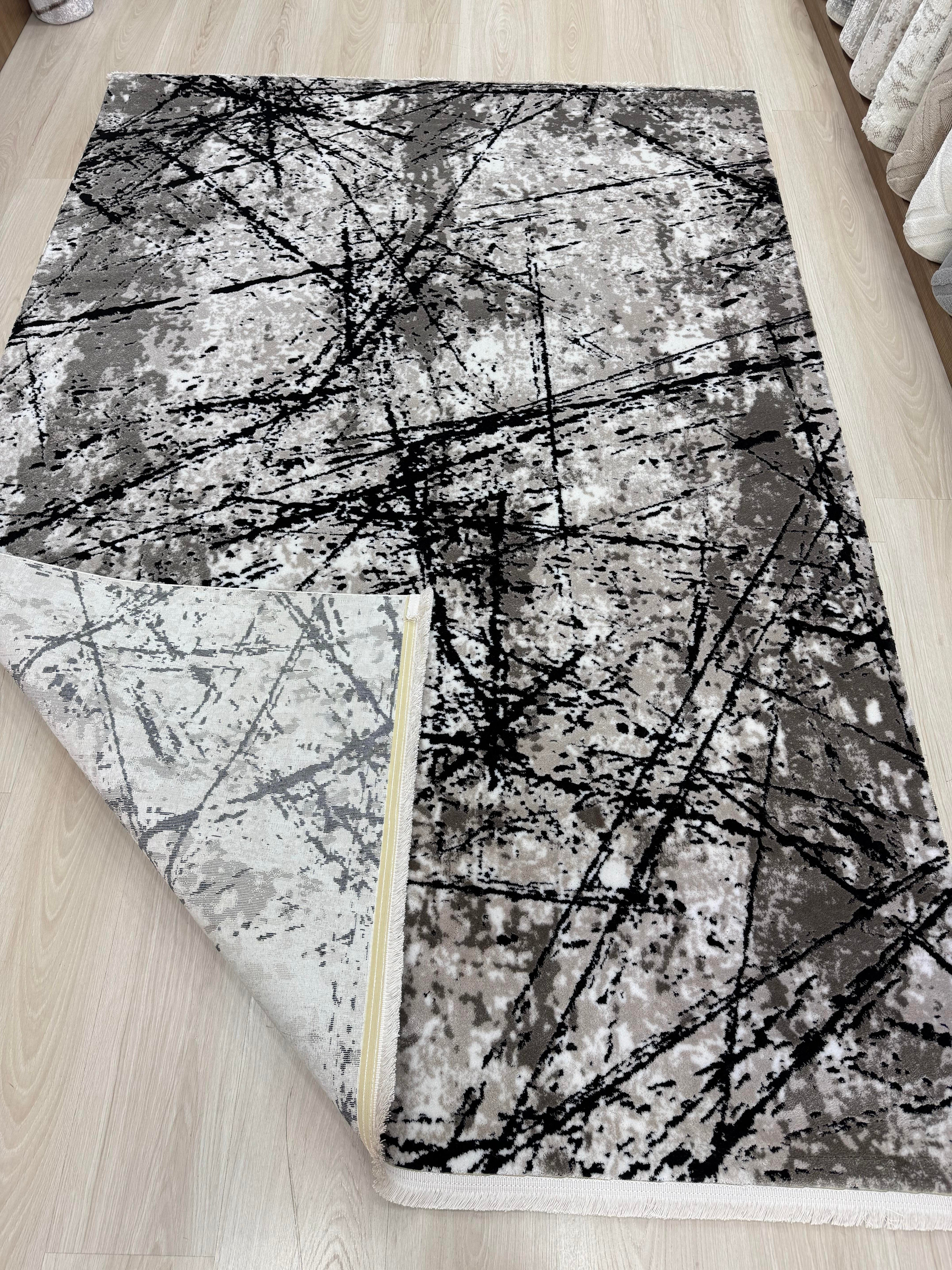 Roma 413 Krem Bej Siyah 160x230