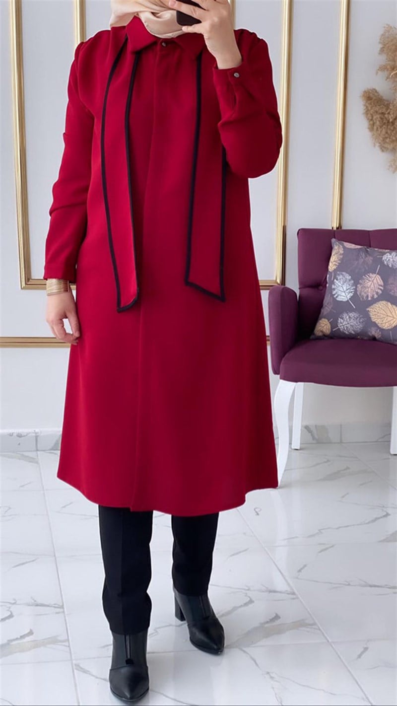 Haya Kravatlı Tunik A1025