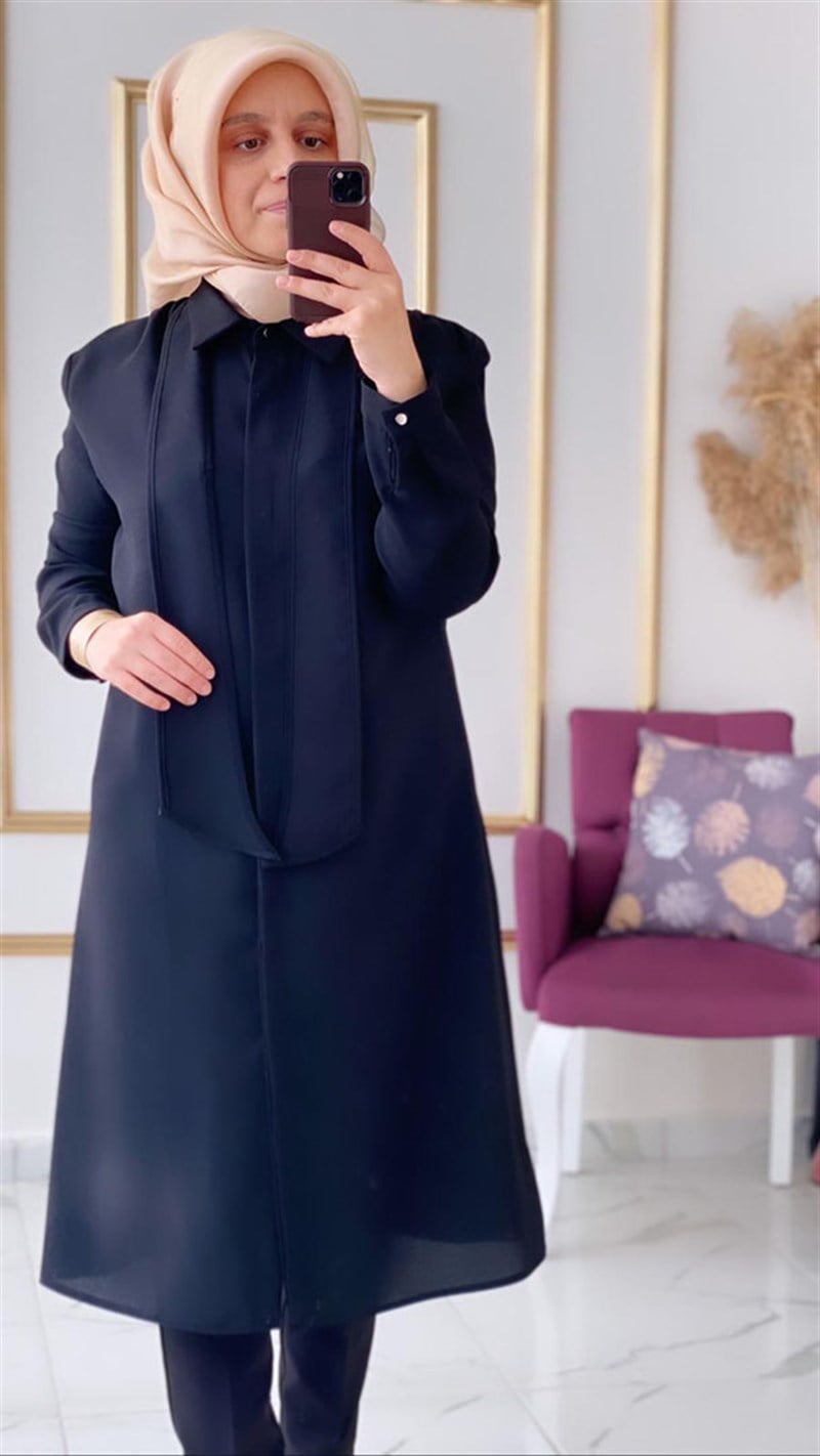 Haya Kravatlı Tunik A1025