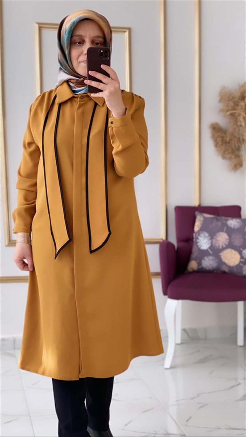 Haya Kravatlı Tunik A1025