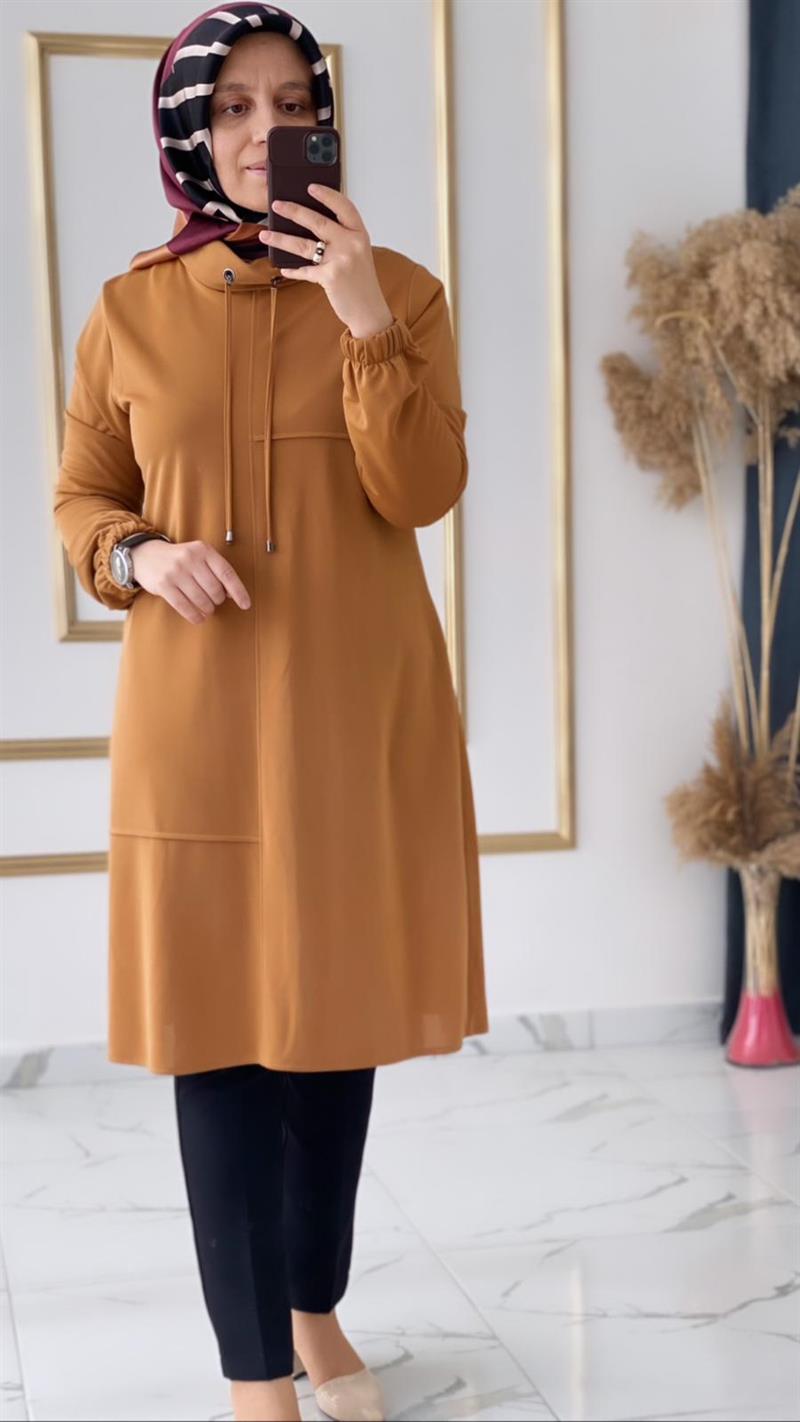 Wonna Degaje Yaka İpli Tunik 2729