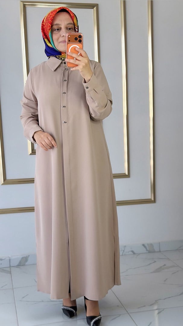 Zımba Detaylı Bej Giyçık FRY