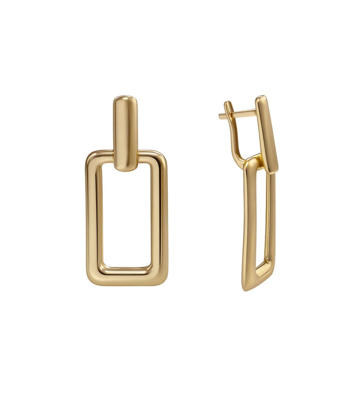 Dikdörtgen Tasarım Küpe