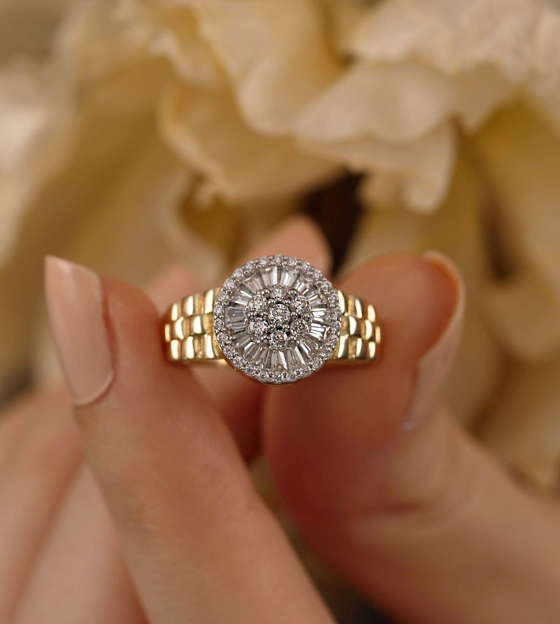 Kordon Trapez Yüzük