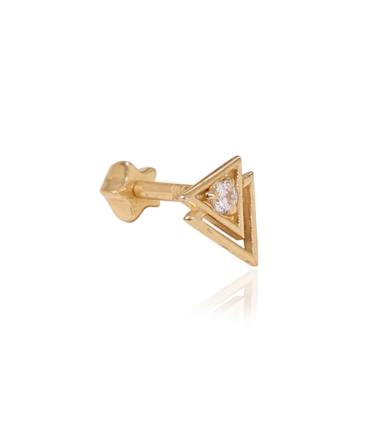 Çift Üçgen Piercing (Tragus)