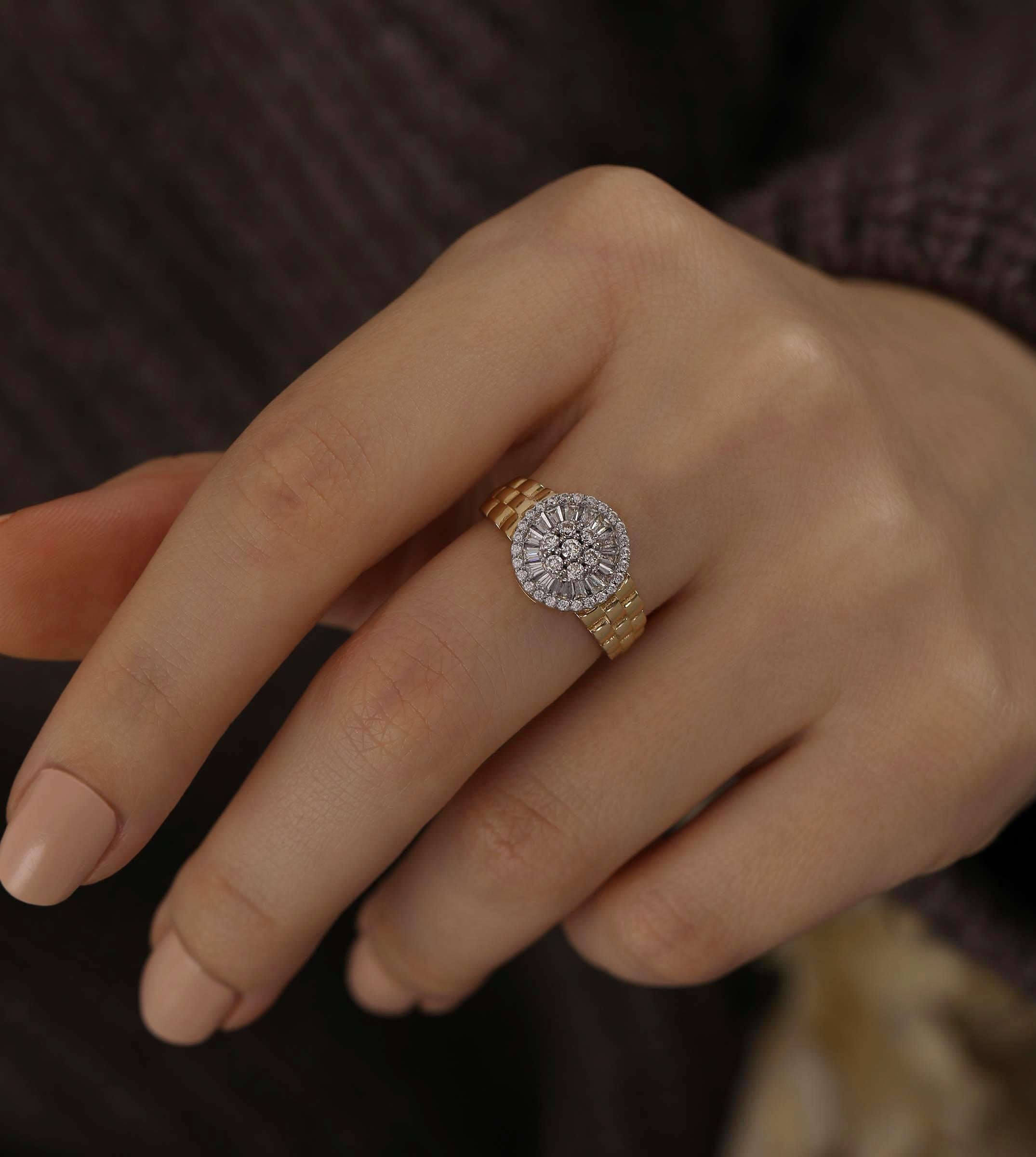 Kordon Trapez Yüzük