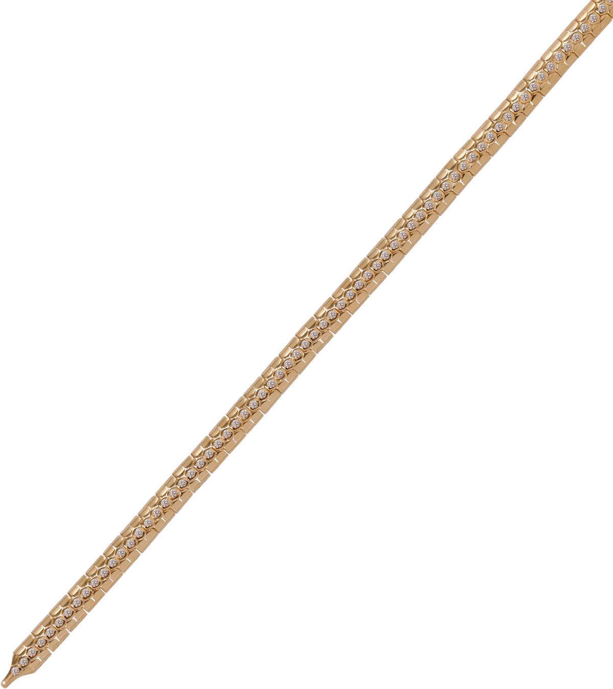 Taş Şeritli Snake Bileklik