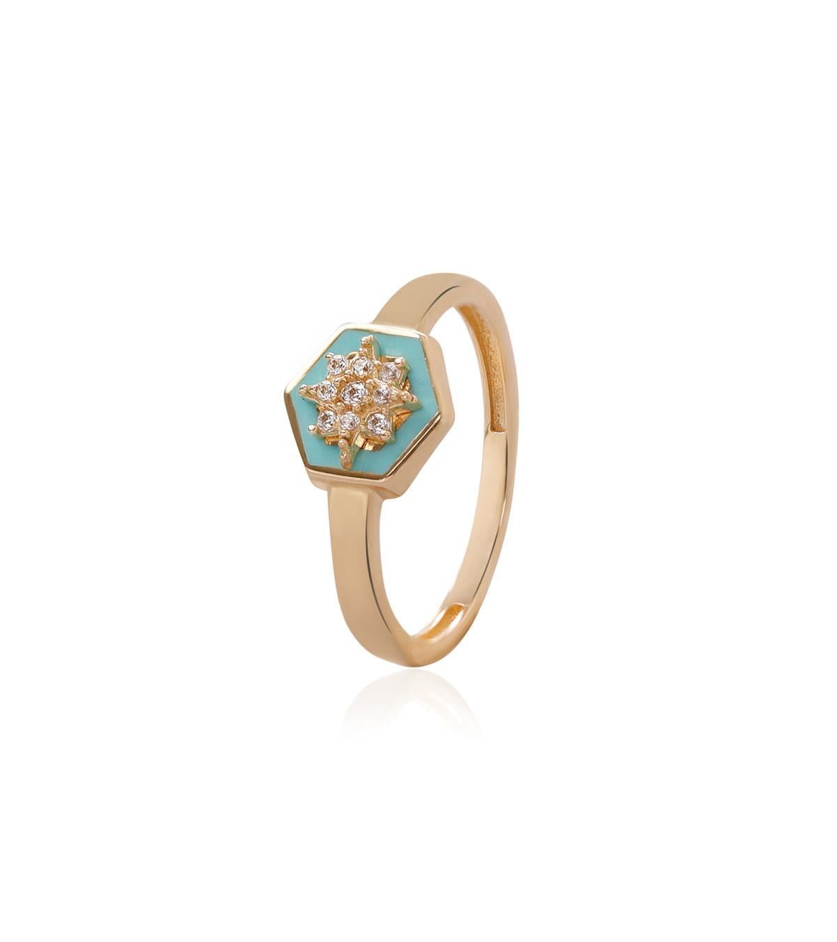 Yıldız Hexagon Yüzük