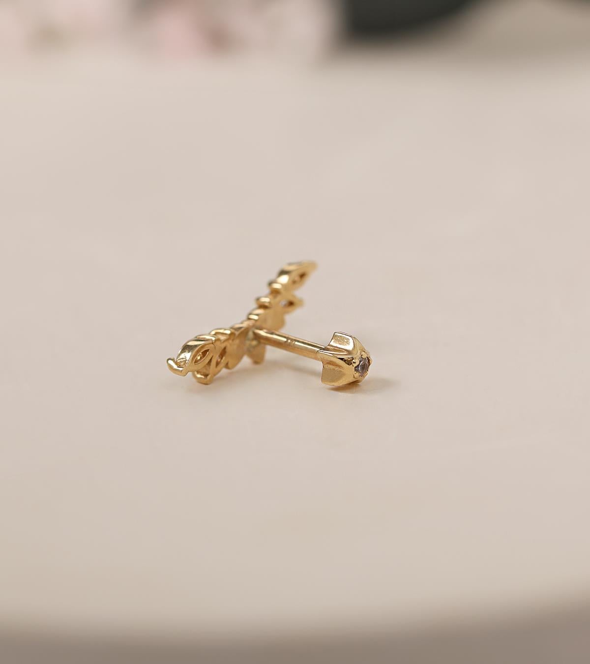 Lotuslu Markiz Piercing (Tragus)