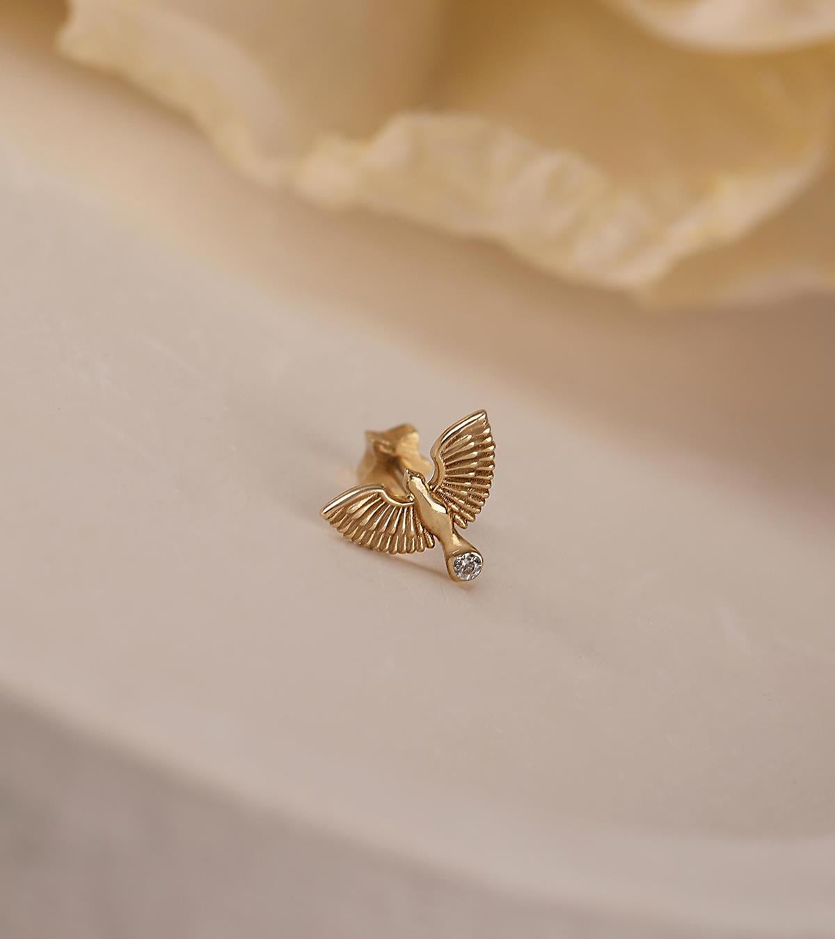 Anka Kuşu Piercing (Tragus)